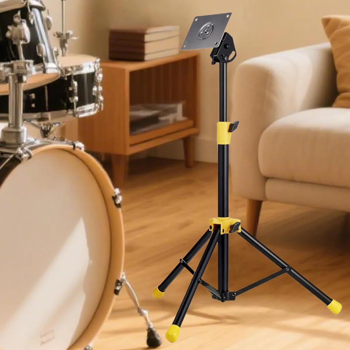 Soporte Para Caja Clara | Soporte Ajustable Para Caja Con Trípode | Accesorios Y Sujeción Para Estudio En Casa Y Audio En