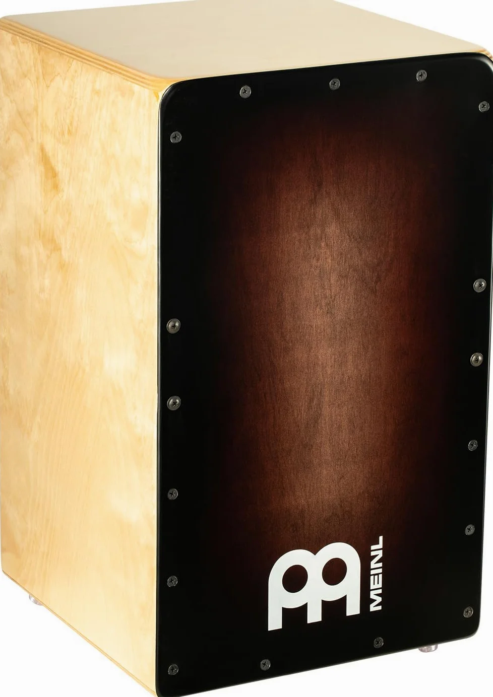 MEINL Percussion Woodcraft Cajon - Birch/Espresso Burst, WC100EB