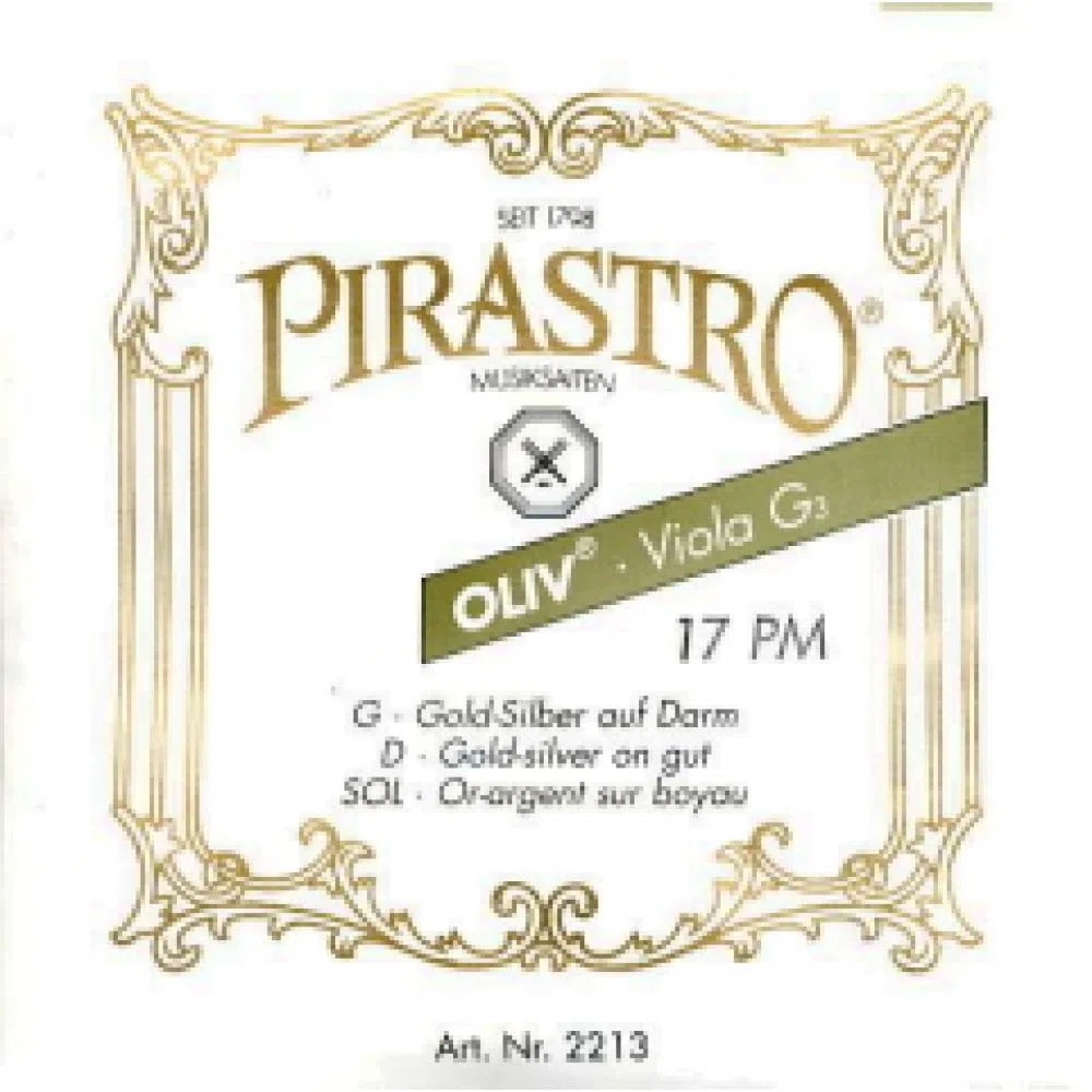 CUERDA VIOLA - Pirastro (Oliv 221341) (Tripa/Plata/Oro) (17 PM) 3ª Medium Viola 4/4