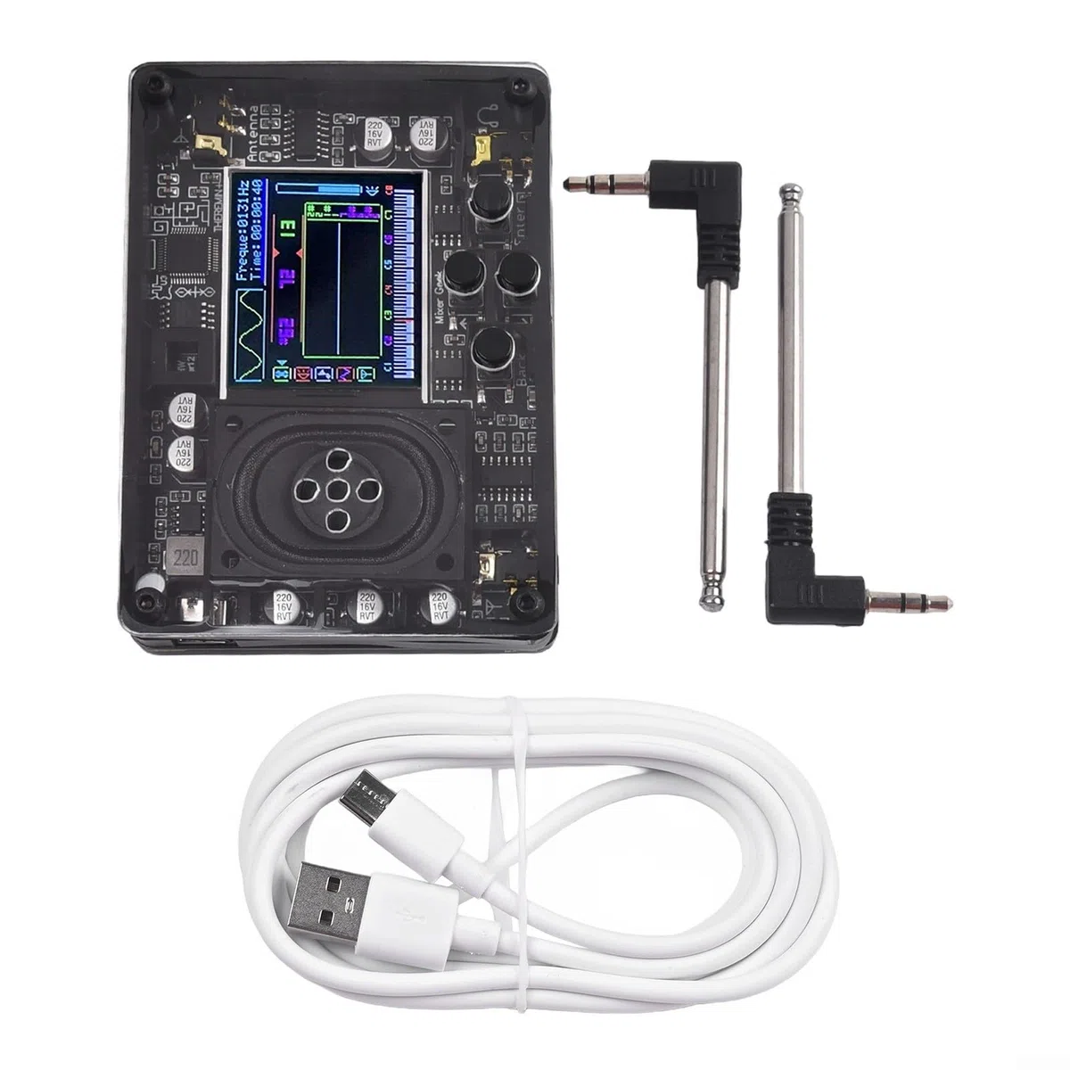 Mini instrumento Theremin con pantalla a color 70 tonos diferentes Instrumento electrónico modular con tonos ajustables