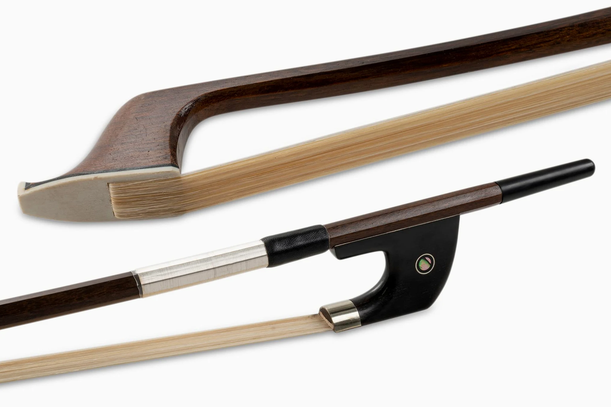 Gewa 404823 Arco de Contrabajo Madera Brasil Estudiante 1/4, Modelo Alemán, Octogonal
