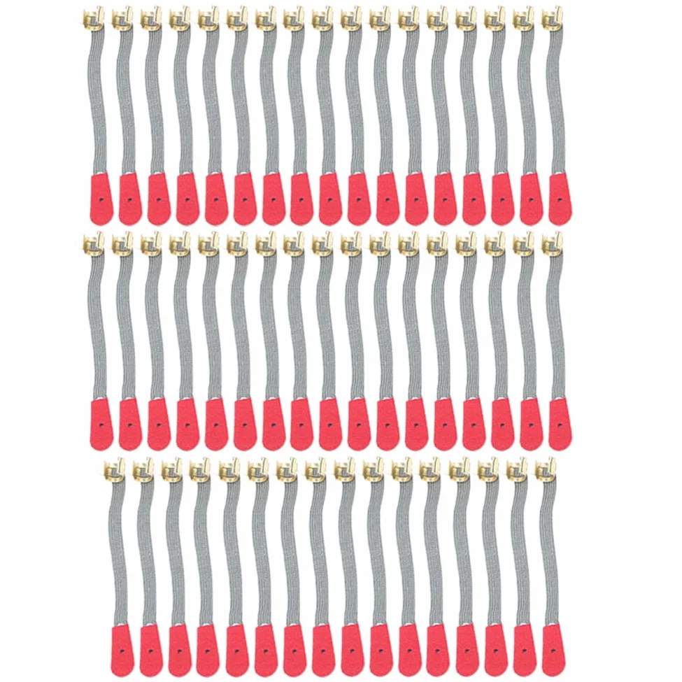 50 piezas Kit de afinación de piano Cuerda de piano Brida de piano Correas para afinar Herramientas de mantenimiento Accesorios de reparación