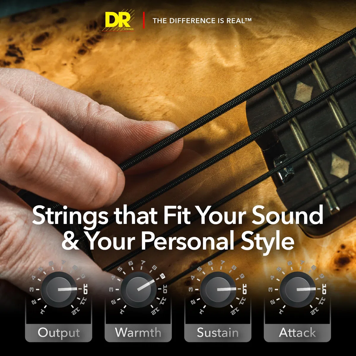 DR String BKB-45 Black Beauties Juego Cuerdas Bajo
