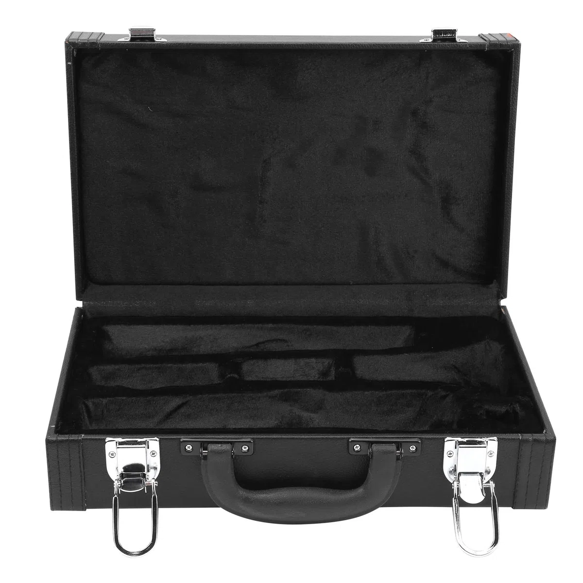 Estuche Rígido para Clarinete Impermeable con Protección Antigolpes Algodón Esponjoso Clavos Antipolvo y Agarre Ergonómico