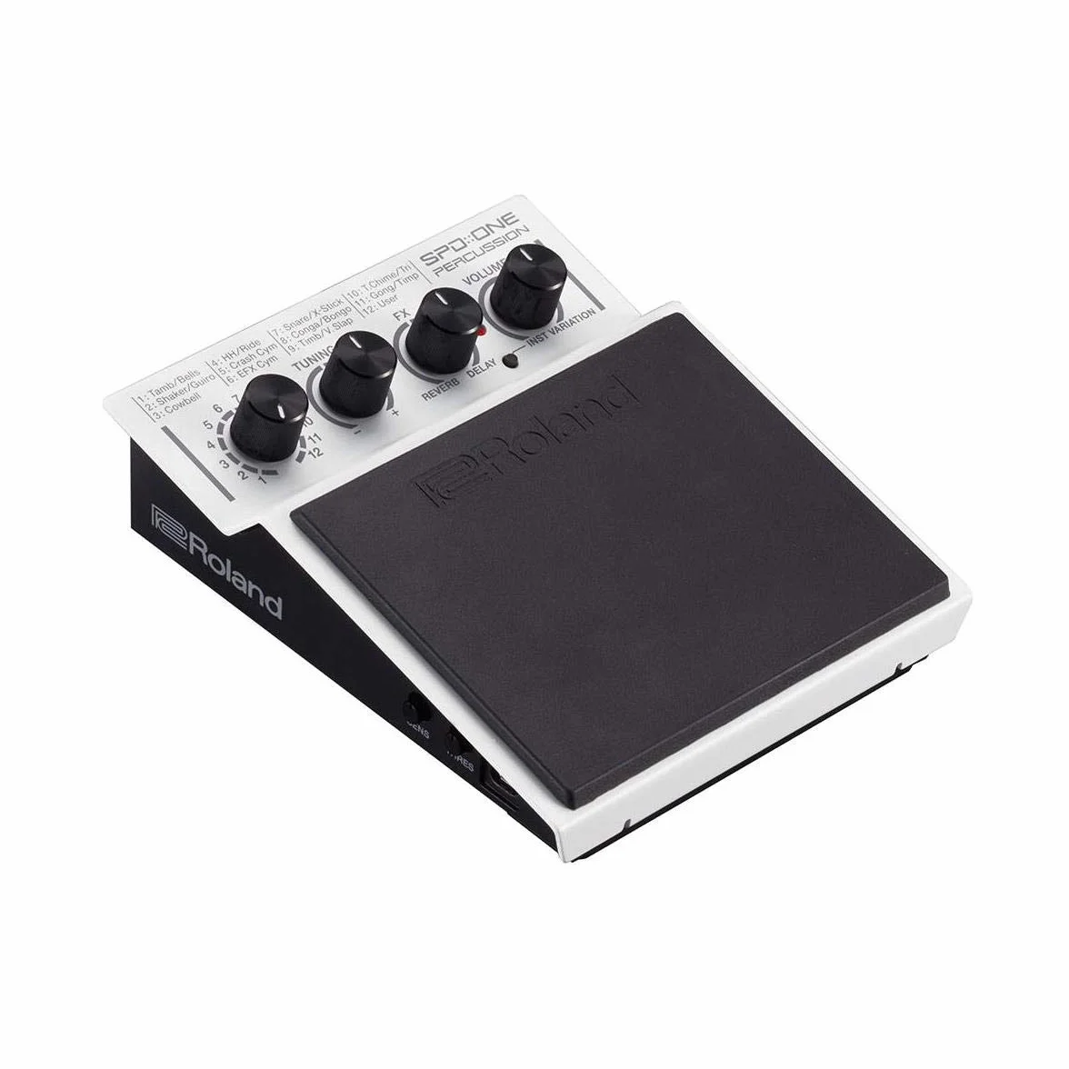 Roland SPD-1P SPD:ONE PERCUSSION Percussion Pad, Blanco, Small Rockem Music