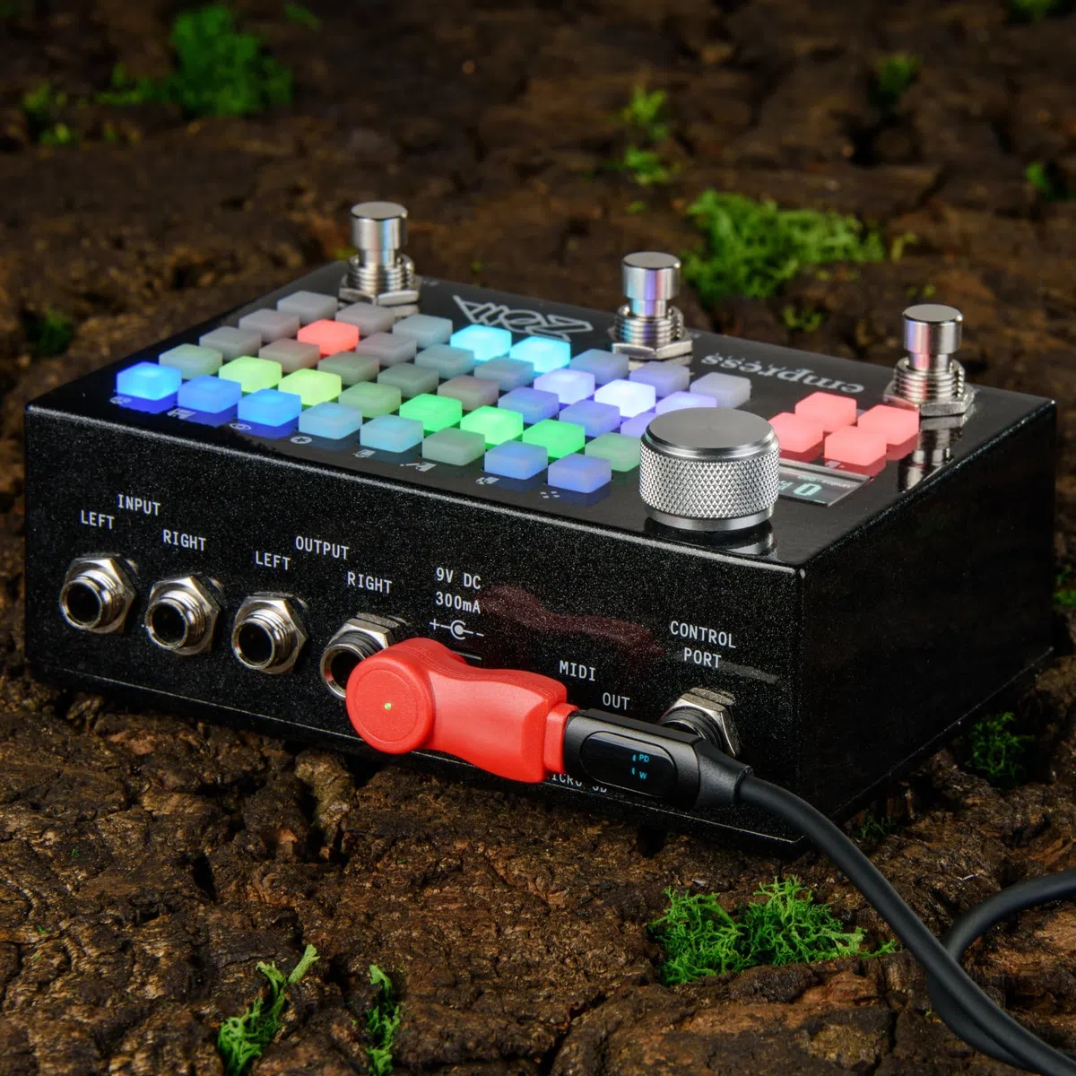 myVolts Punta de alimentación USB-C a 9 V CC compatible con pedal de efectos Line 6 HX Stomp XL