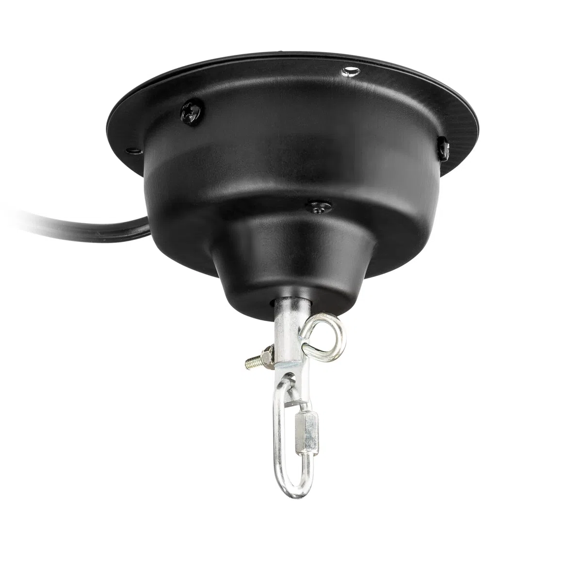 Fuzzix MBM400 Motor para Bola de Discoteca, Motor con Cable para Bola de Espejos, 3 rpm, Motor Giratorio para Bolas de Discoteca, Montaje en techo. Accesorios para fiestas y Bolas de Discoteca.
