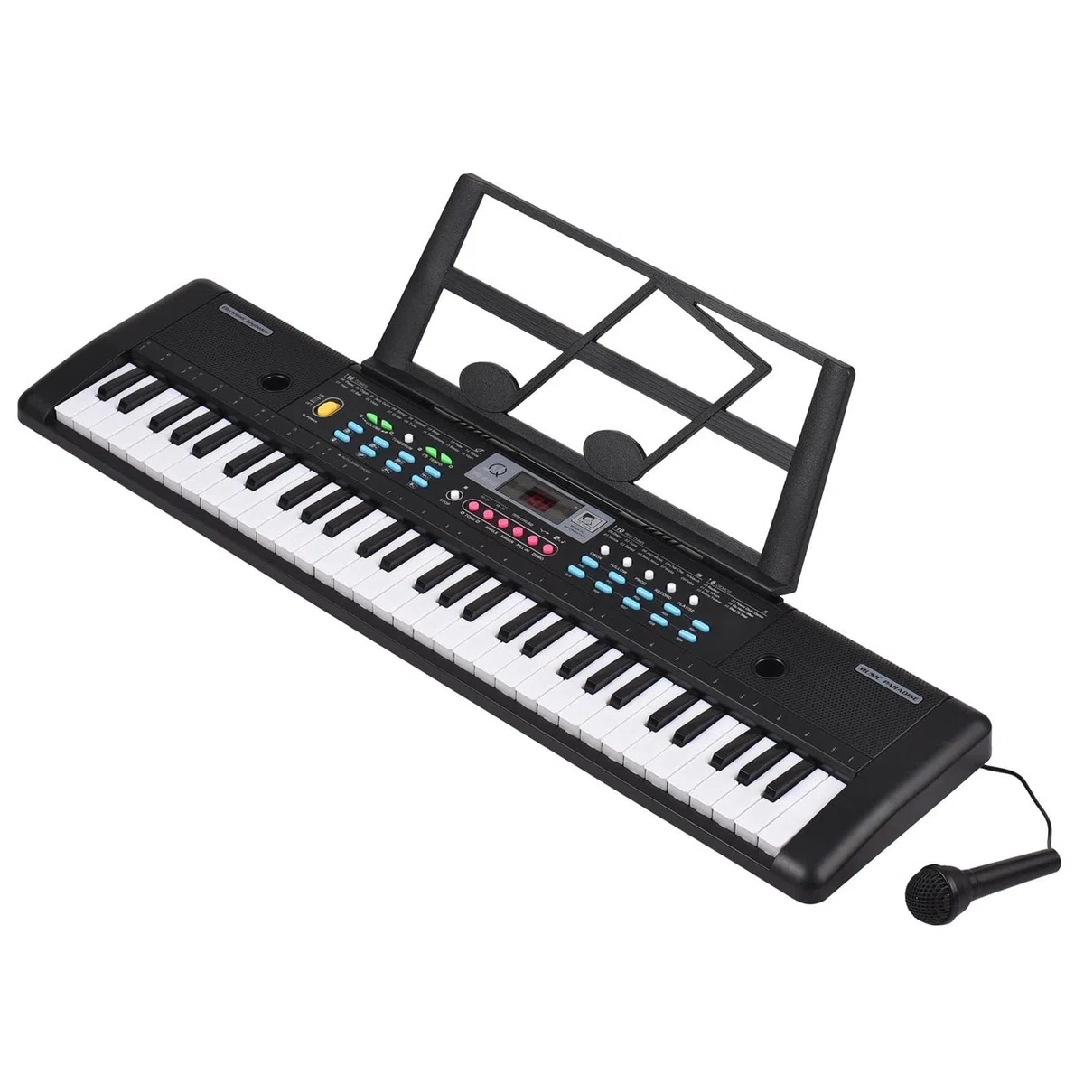 Piano Teclado Piano Eléctrico De 61 Teclas Órgano Electrónico Teclado Electrónico Piano Altavoces Estéreo Duales Incorporados
