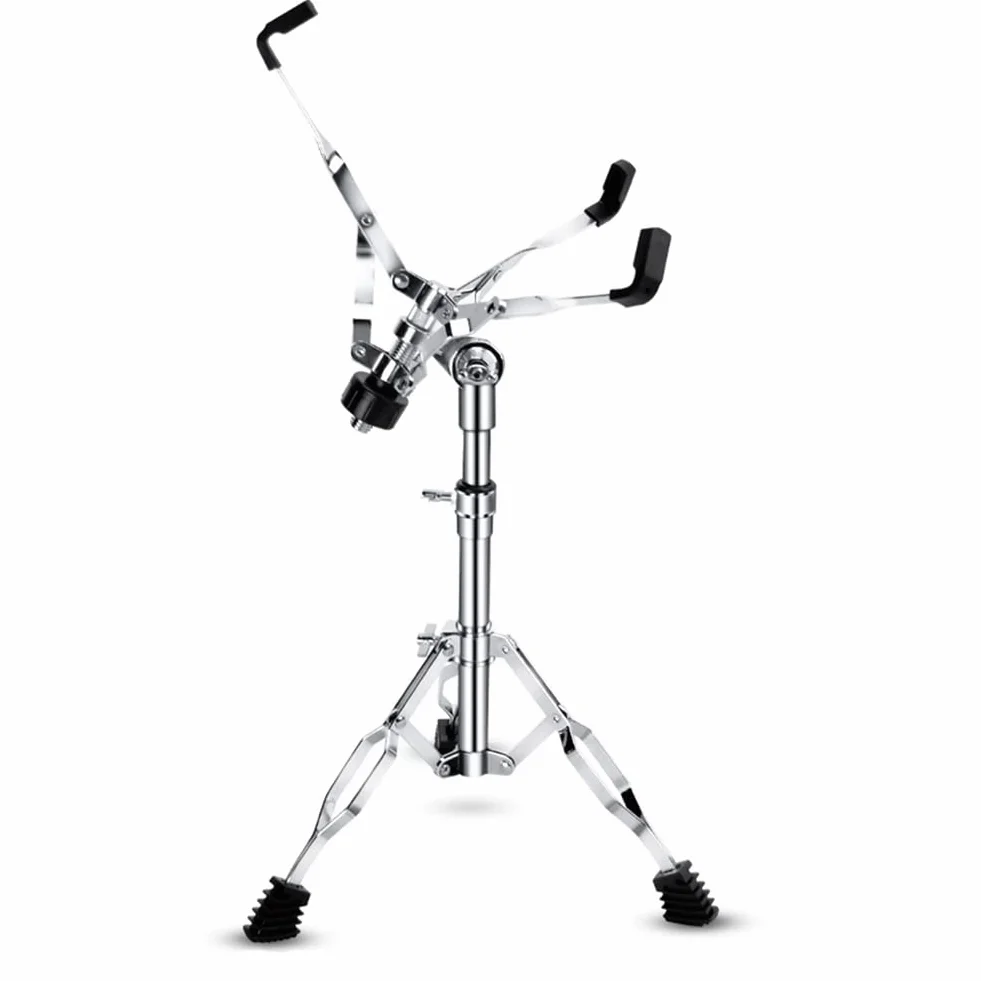 Soporte de tambor para caja de concierto, soporte de tambor ajustable, doble soporte para tambores de 8 pulgadas y 14 pulgadas, tambor de lengua de acero