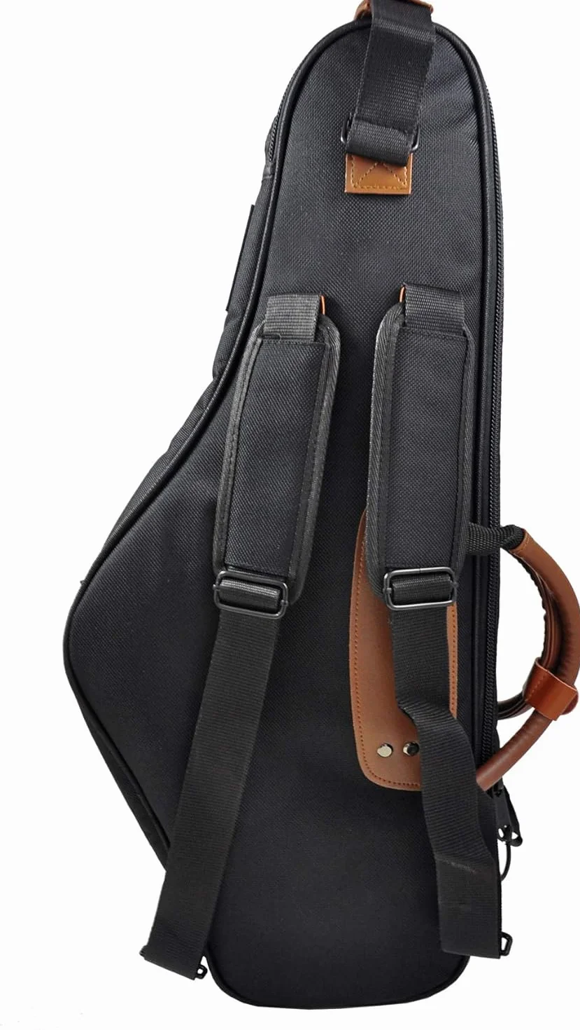 Funda para Saxofón Alto – Extra Estable y Bien Acolchada – Con Correas de Mochila Extraíbles y Banda Protectora Adicional – Bolsa Robusta