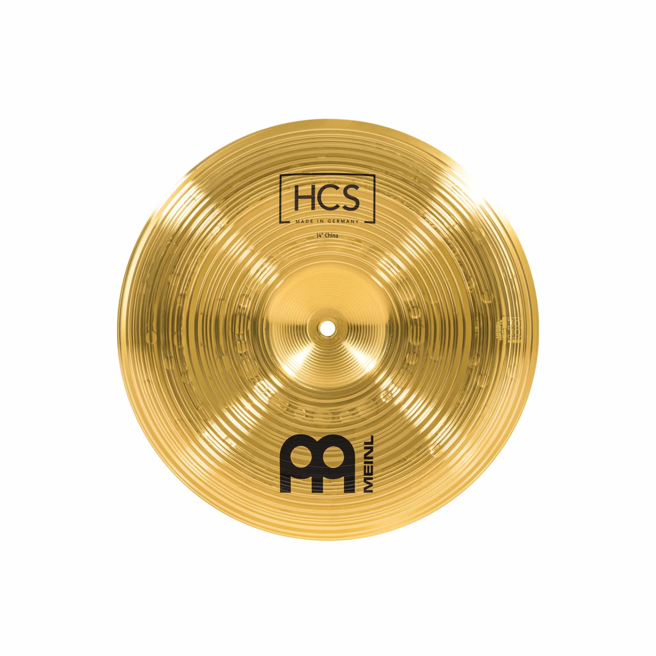 Meinl Cymbals HCS Plato China de 14 pulgadas (35,56cm) Platillos de Batería – Latón, Acabado Tradicional (HCS14CH)