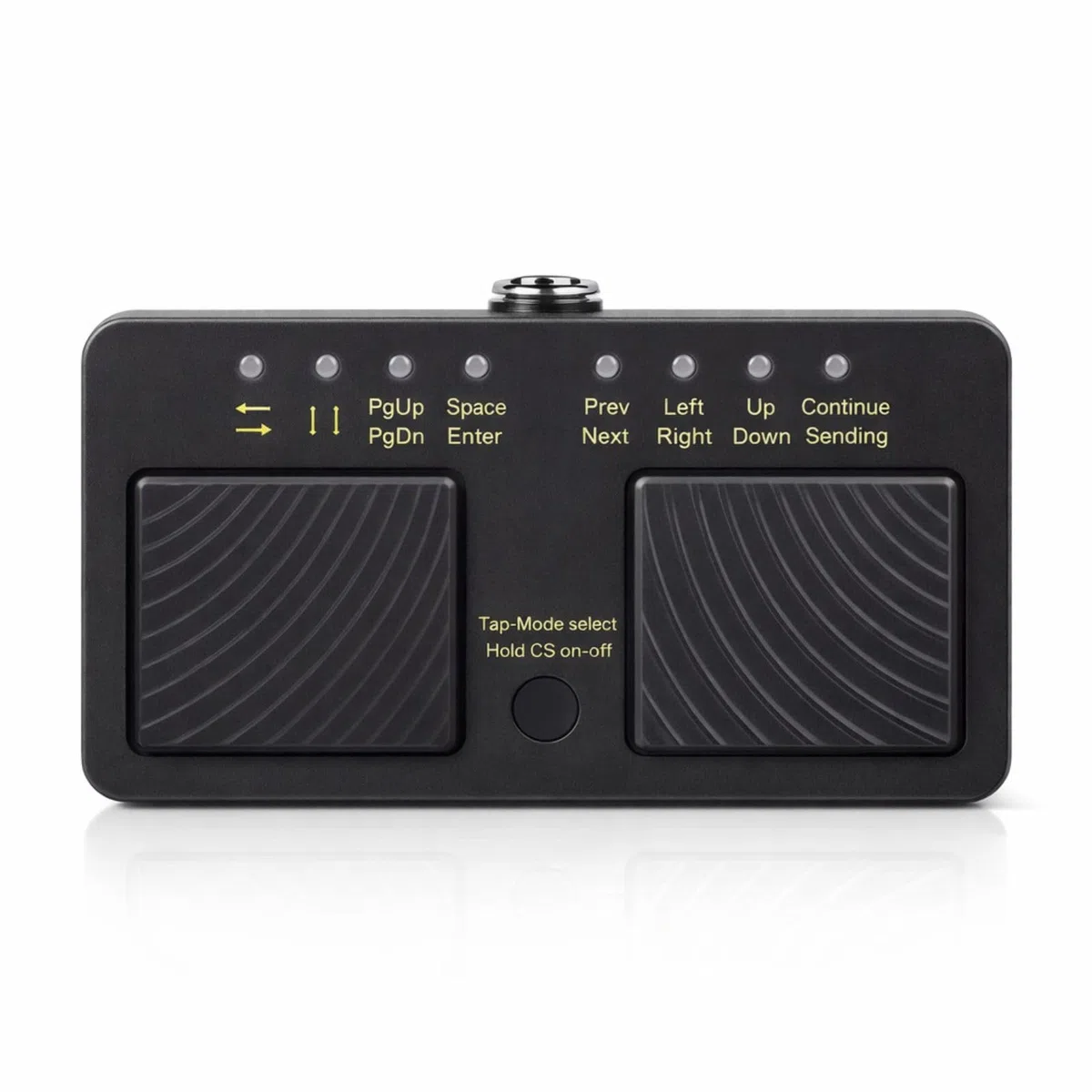 Sxhlseller Pedal Inalámbrico para Cambio de Página para Control de Partituras, Funcionamiento Silencioso para Estudio de Grabación, Carga USB, para Tableta, Portátil, PC, Plástico