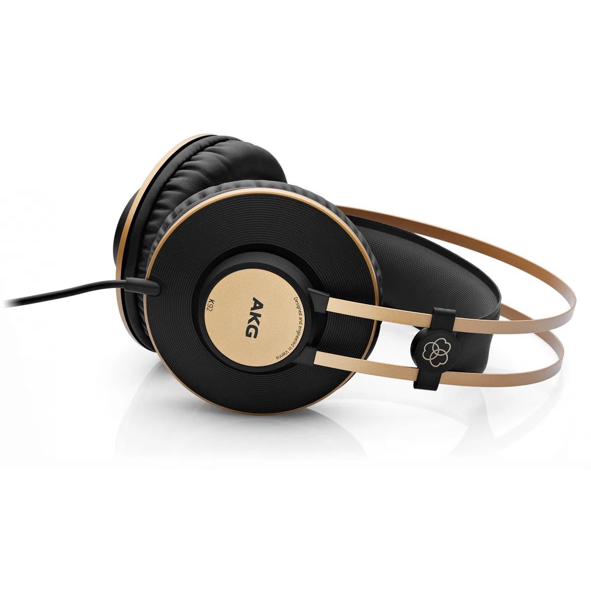 AKG K92 Auriculares Alámbrico Diadema Música Negro, Oro