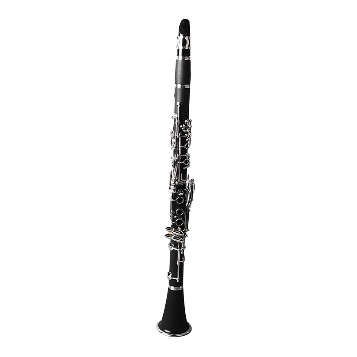 Calidad de Sonido Profesional, Ingeniería de Cuerpo de Plástico BB Clarinete, Teclas Chapadas Ni, Kit Preciso y Preciso y Completo con, Correa de Hombro, Tela, Clamp/Holder de Caña,