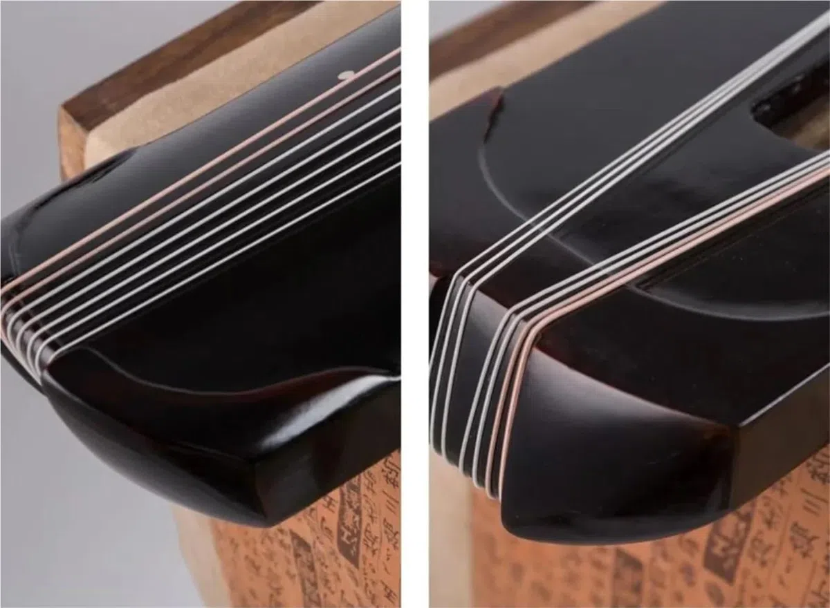 Guqin Siete Cítara china de cuerda hecha a mano profesionalmente para principiantes, instrumento de cuerda tradicional
