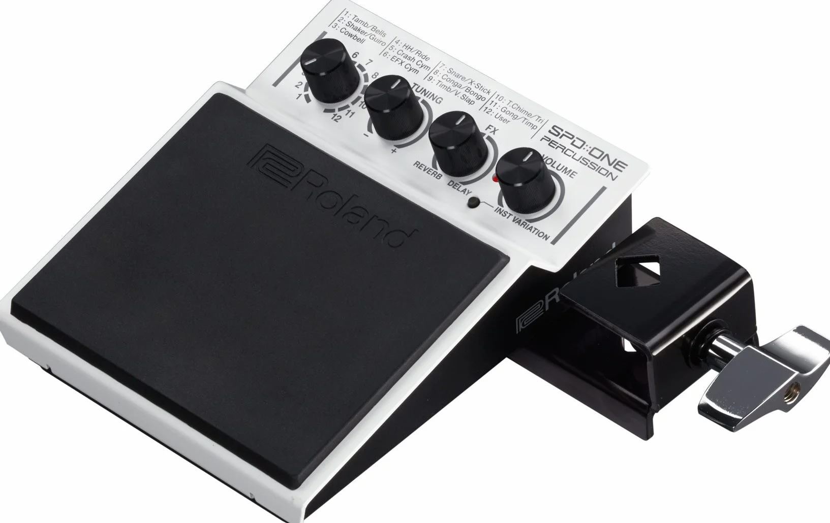 Roland SPD-1P SPD:ONE PERCUSSION Percussion Pad, Blanco, Small Rockem Music