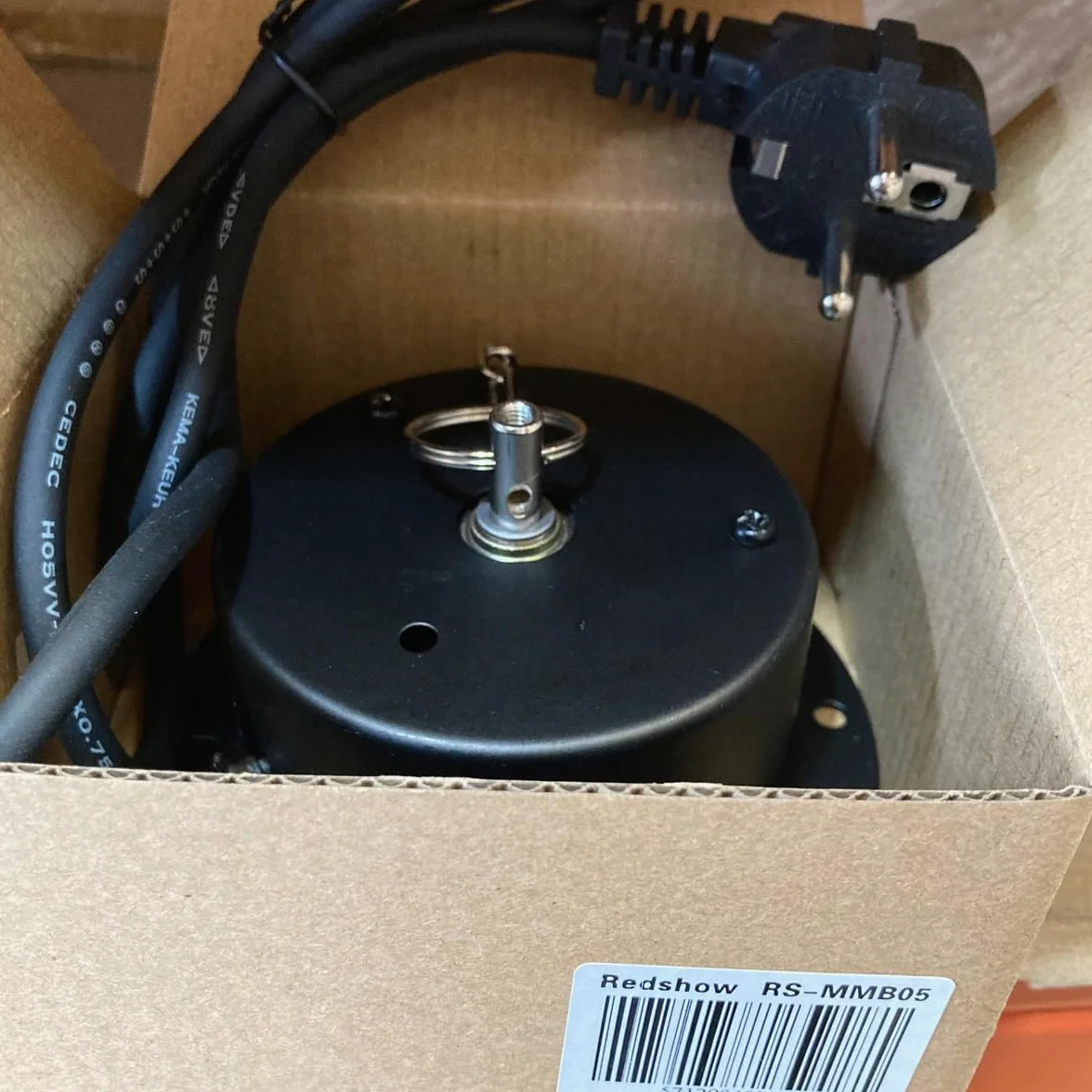 Redshow MMB05 - Motor eléctrico para bolas de espejo de hasta 3 kg