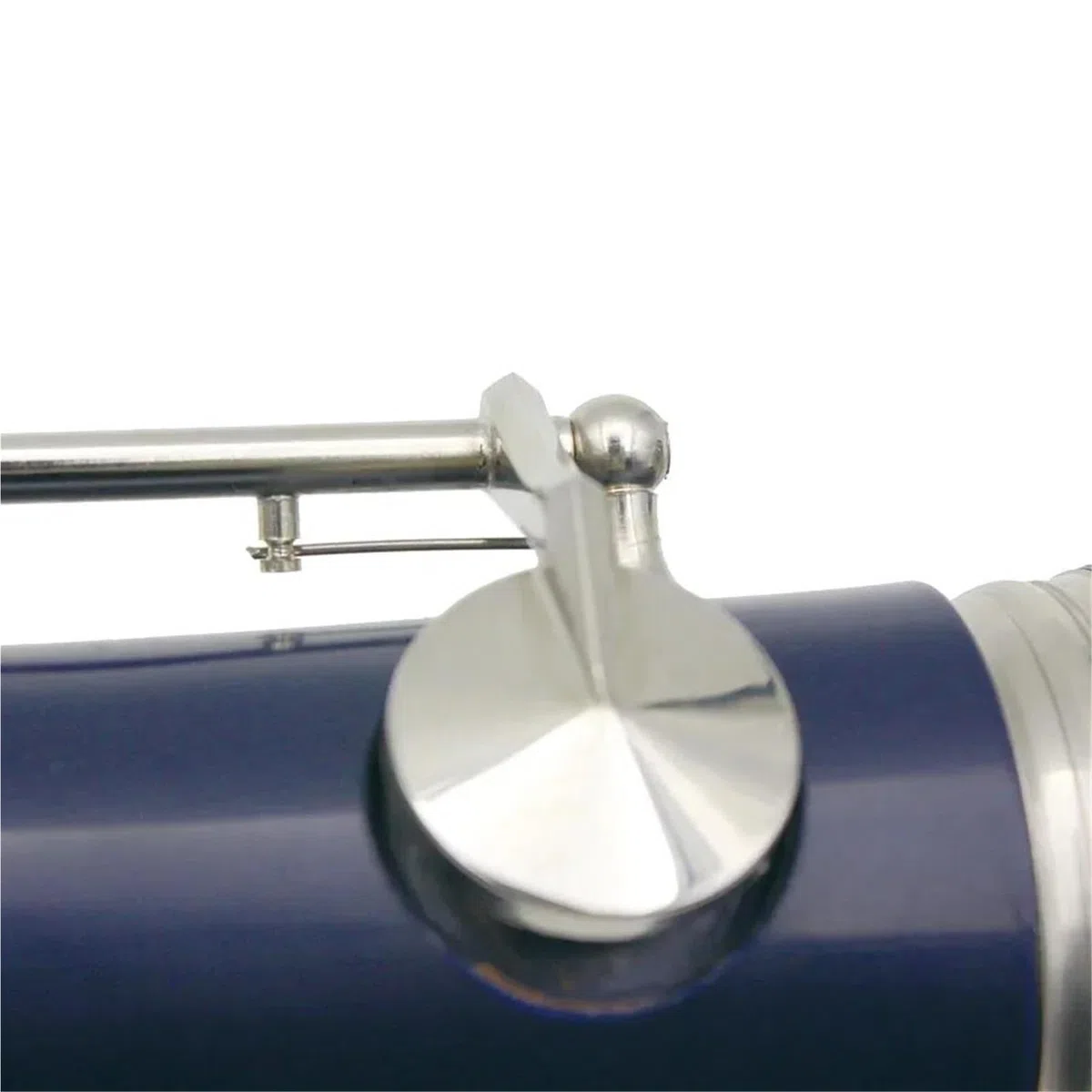 Clarinete De Resina ABS 17 Teclas Si Bemol (Bb) Clarinete | Llaves plateadas, acabado azul, accesorios incluidos.