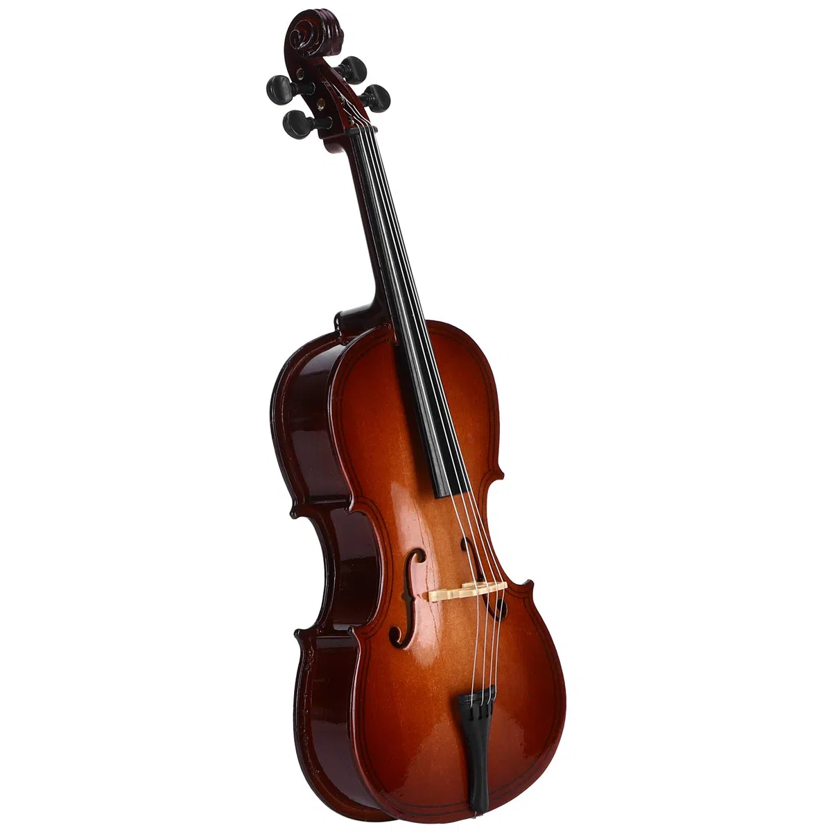 Kadimendium Mini modelo de violonchelo, modelo de violonchelo instrumento musical ornamento exquisito 23cm/9.1in para hombre para regalos adornos para regalo delicado