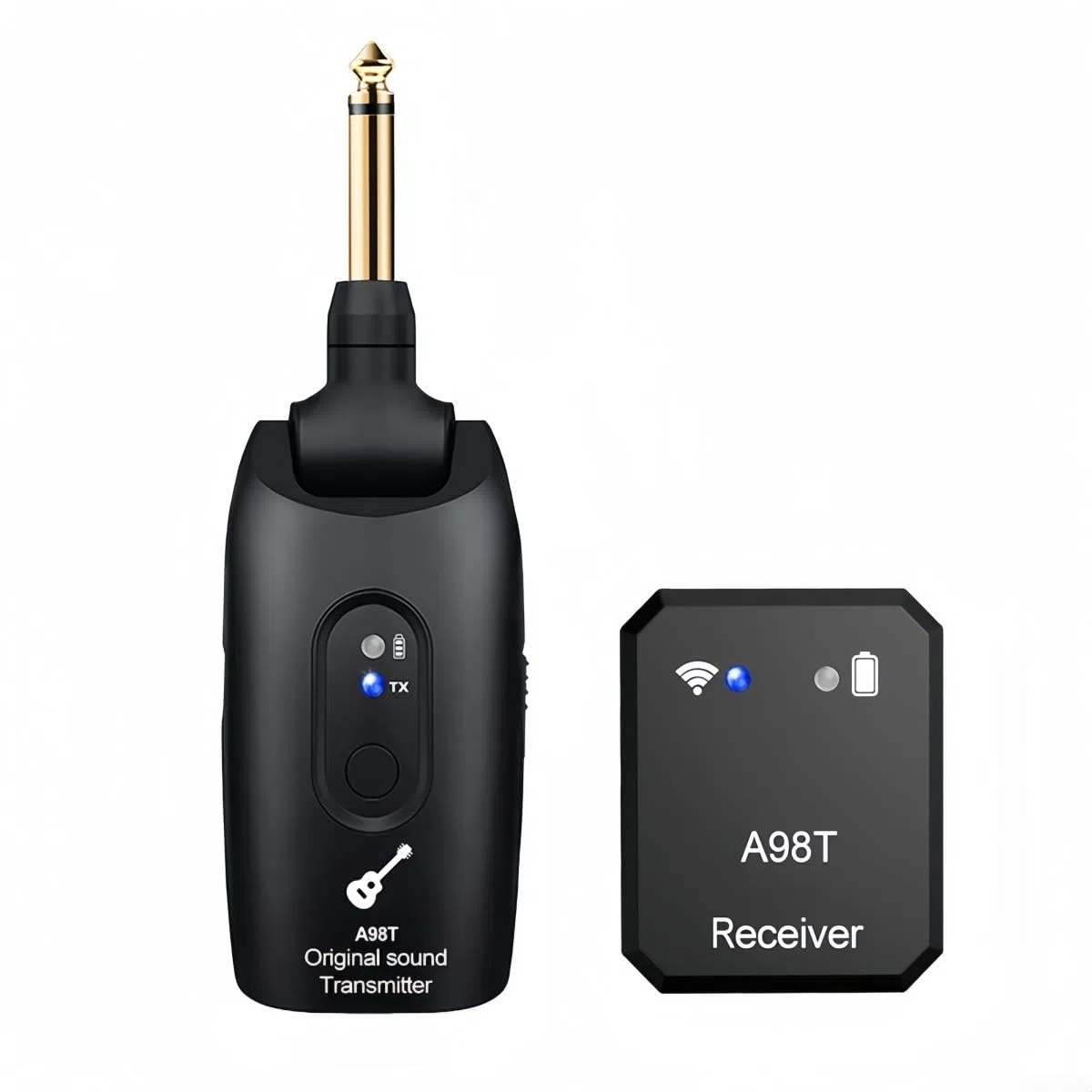 EasyByMall Sistema de monitoreo intraural inalámbrico de 2 4 GHz de frecuencia con baja latencia, ideal para músicos durante ensayos y espectáculos en vivo