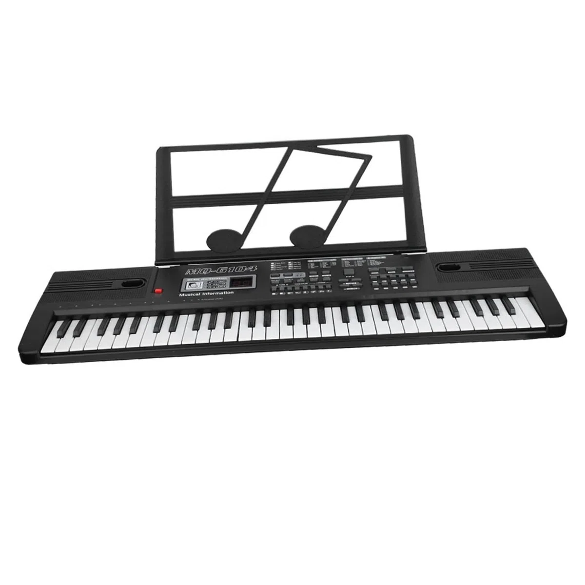 Piano Electrónico Órgano Electrónico Digital Portátil Para Principiantes Y Adultos De 61 Teclas Con Micrófono