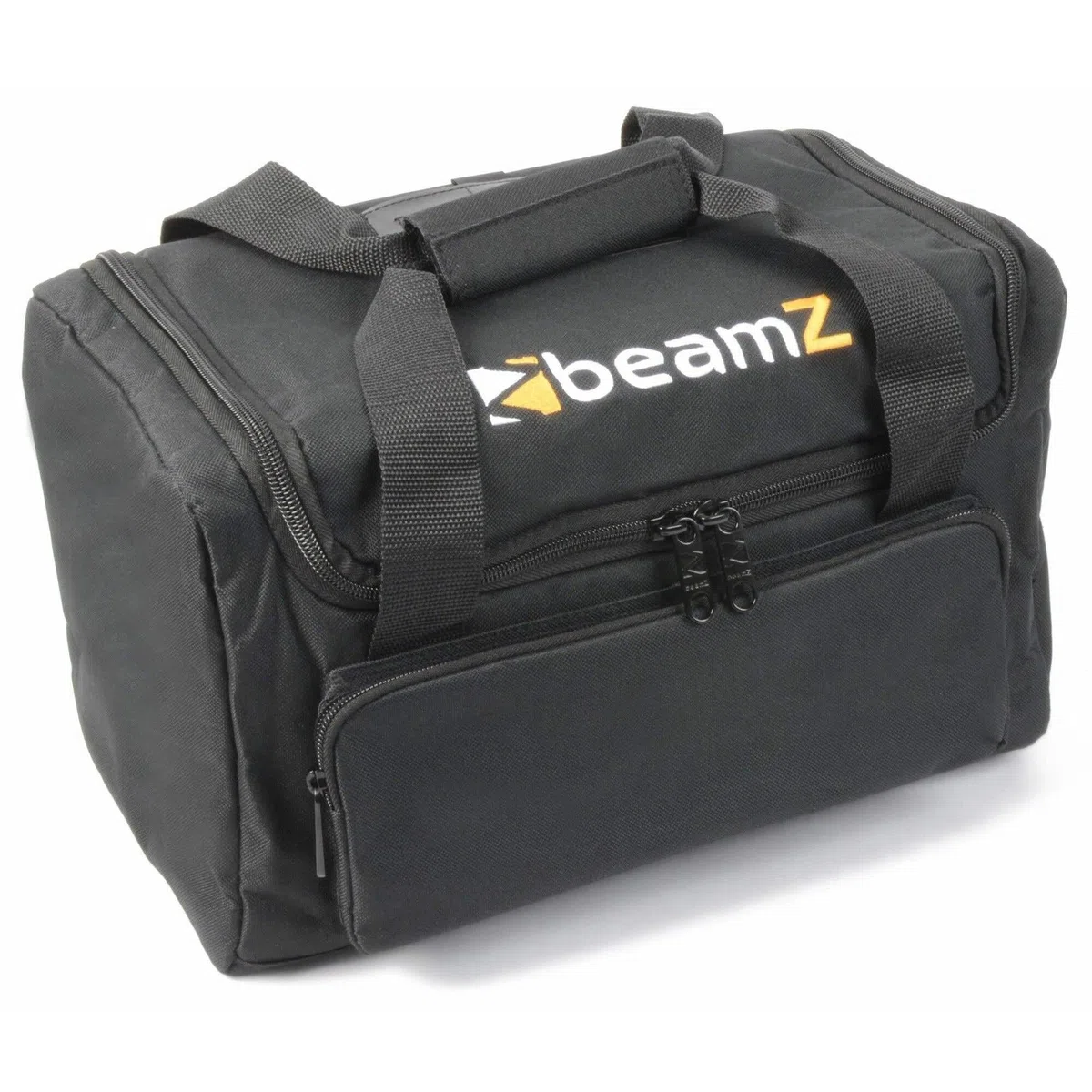 BeamZ AC-126 Maleta estuche blando de transporte apilable (dimensiones 35,5 x 20 x 20,5 cm, para equipos de audio o DJ, cremallera) - negro