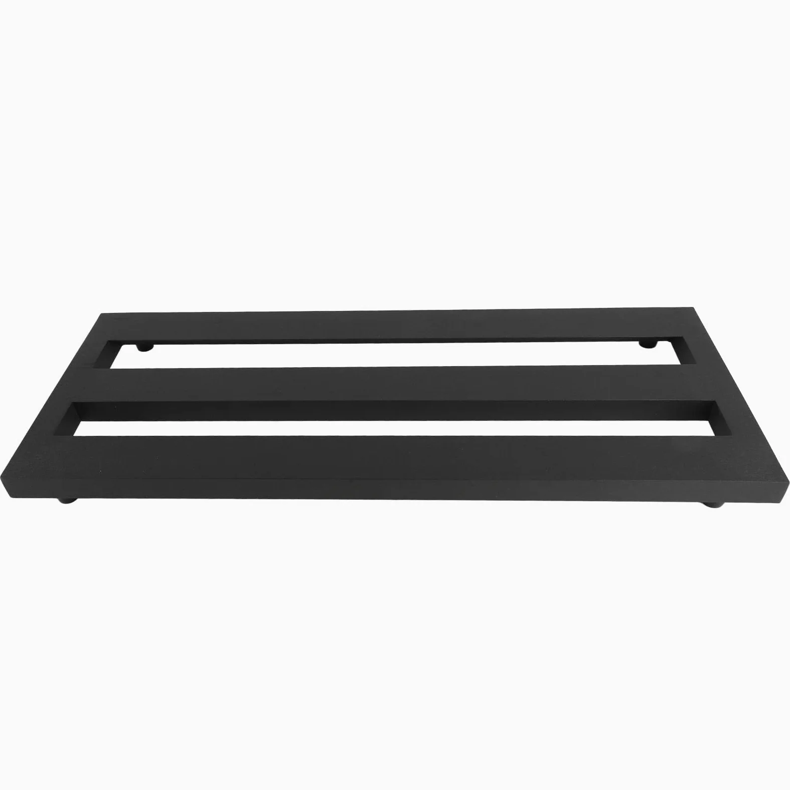 Placa de pedales de guitarra de aleación de aluminio extra grande, placa portátil para efectos de guitarra con superficie antideslizante y bolsa de transporte para guitarristas (PB 2)