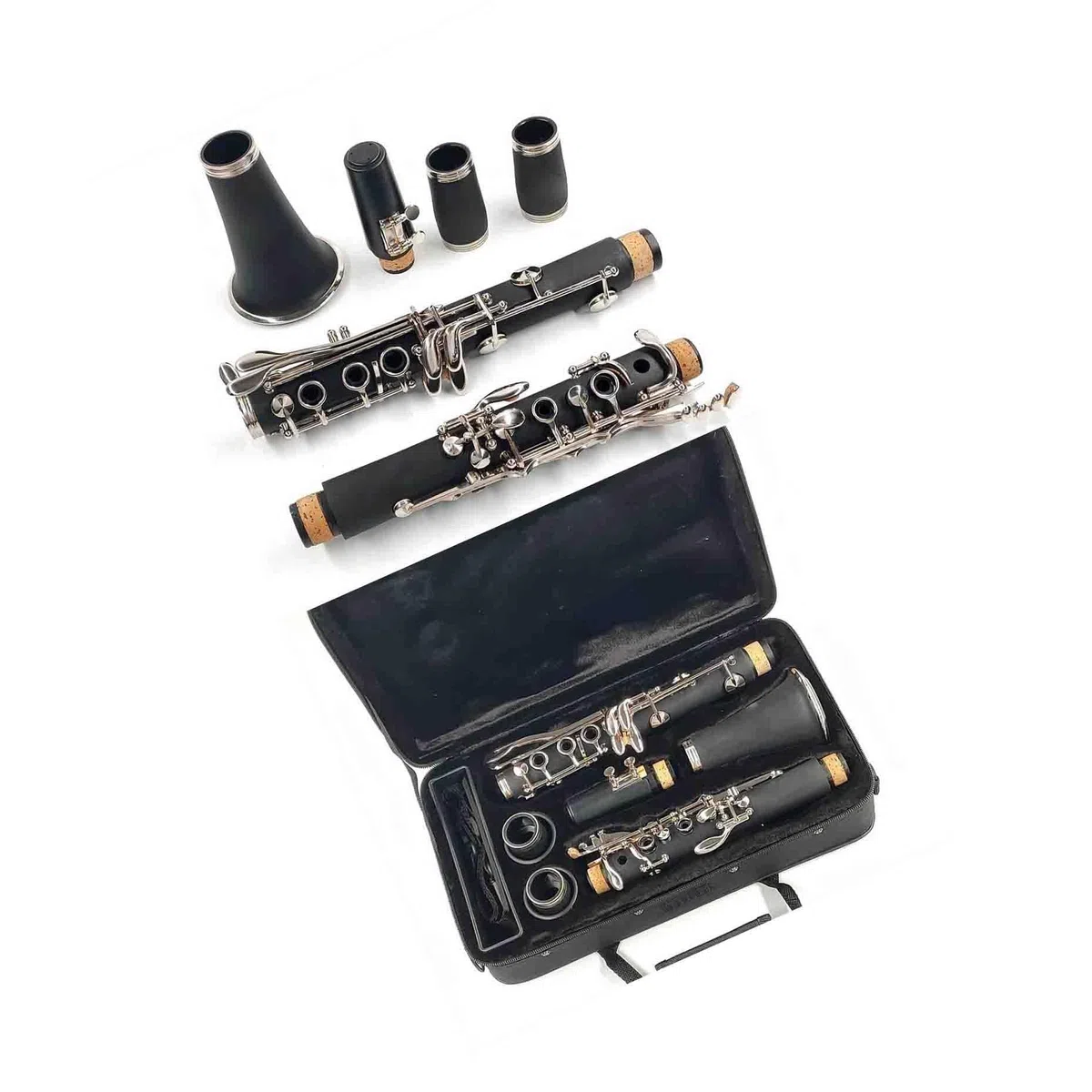 Instrumento Musical Clarinete Clarinete Sib 17 Teclas Cuerpo De Baquelita ABS
