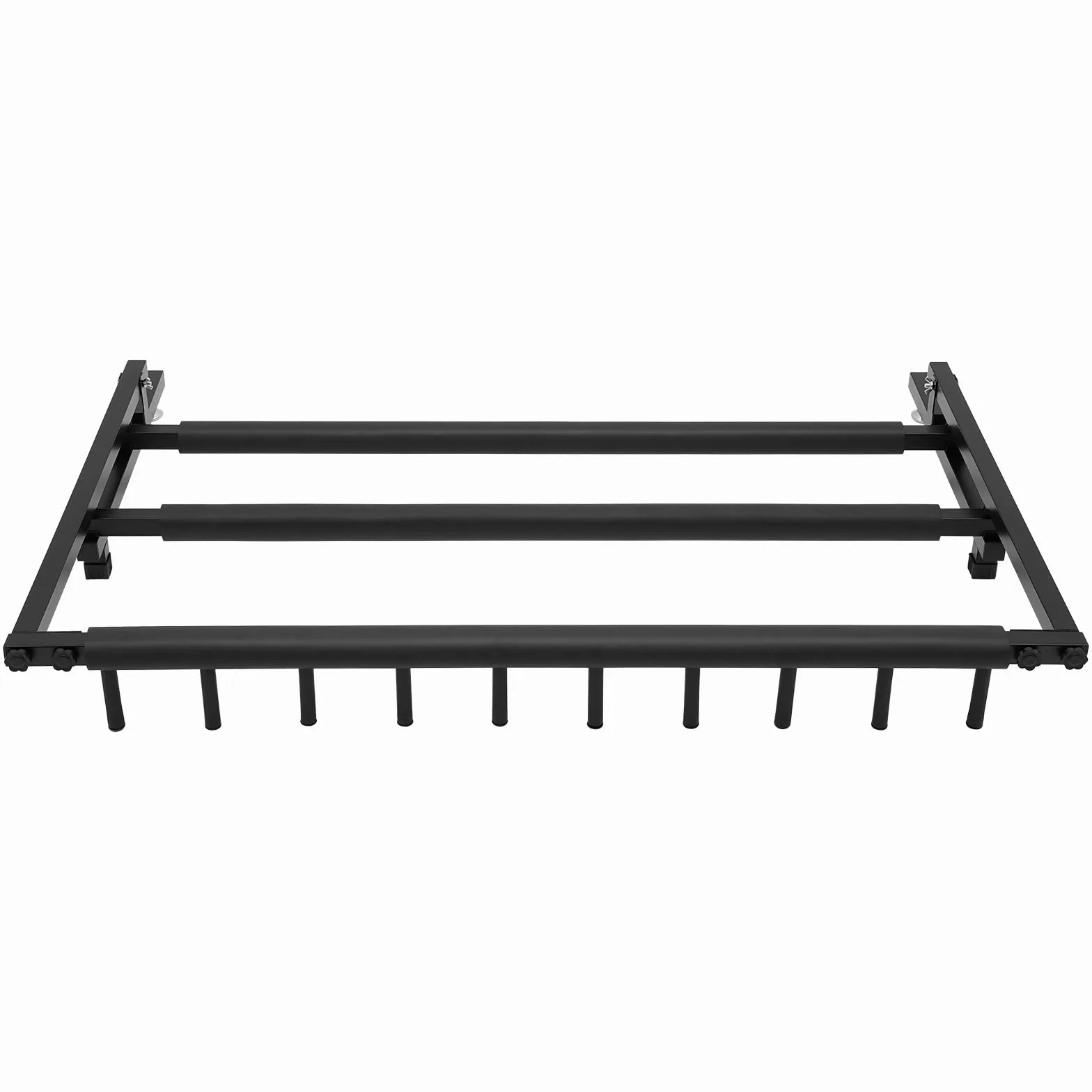 Soporte para guitarra de 9 compartimentos, plegable, portátil, con reposapiés, protección de espuma, accesorios para guitarra eléctrica, guitarra acústica, bajo eléctrico, negro