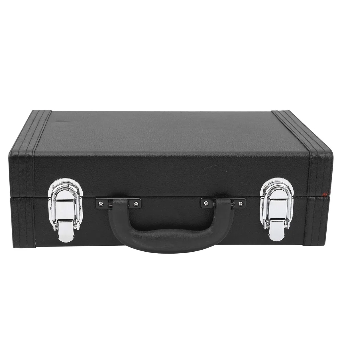Estuche Rígido para Clarinete Impermeable con Protección Antigolpes Algodón Esponjoso Clavos Antipolvo y Agarre Ergonómico