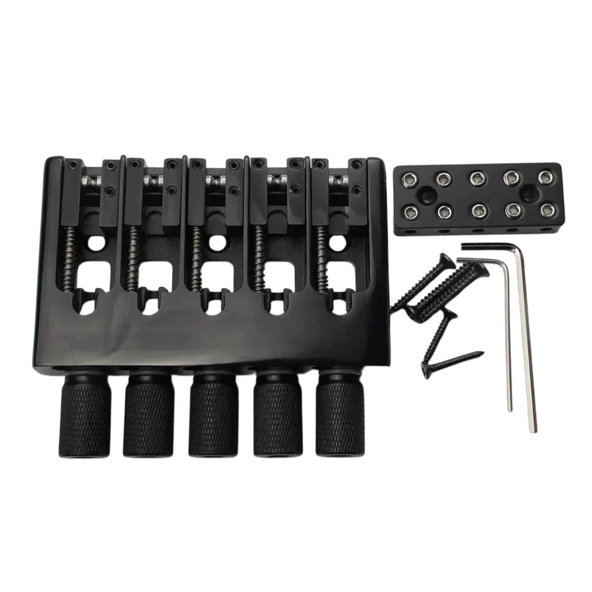 Puente Para Bajo Sin Cabeza Afinación Fina 4/5 Cuerdas Base Bk | Puente de guitarra(5 strings)