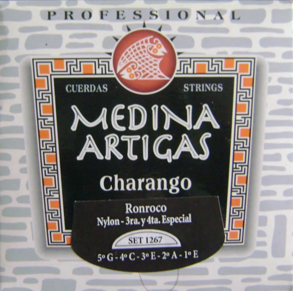 Medina Artigas Cuerdas para Charango de Nylon 4º 5º Especial Sintonización G, C, E, A, E