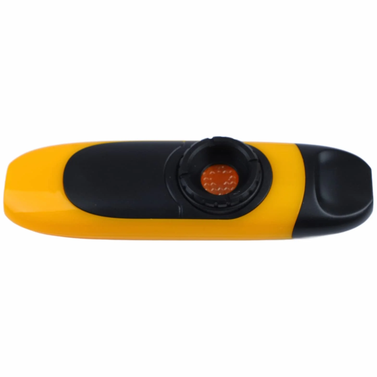 RiToEasysports Kazoo Eléctrico, Juego de Kazoo Portátil Pequeño de Resina Profesional de 11cm para Rendimiento, con Accesorios Completos (Limon amarillo)