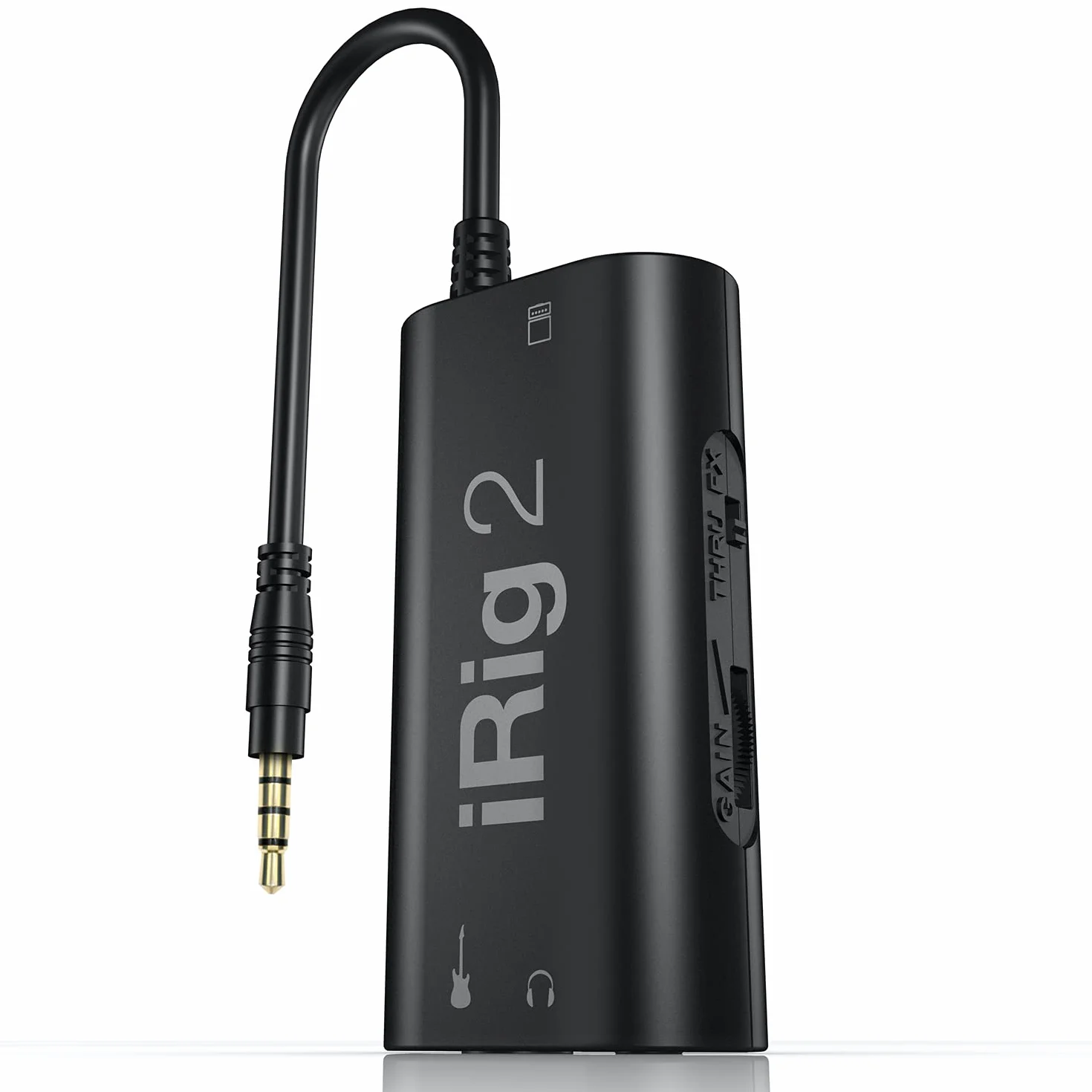 IK Multimedia iRig 2 - Mobile Guitar Interface, Negro