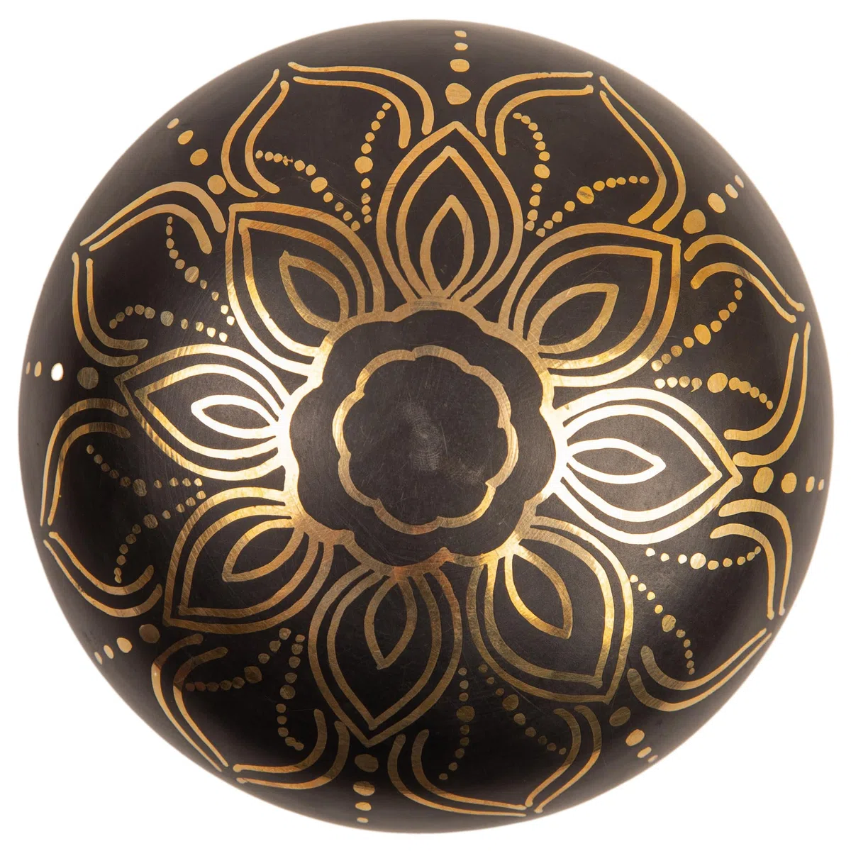 Himalayan Bazaar Juego de Cuenco Tibetano con Sonido Para Meditar, Cuenco Tibetano Elaborado a Mano Fácil de Tocar, Con Sonidos Para Hacer Yoga y Alinear Los Chacras