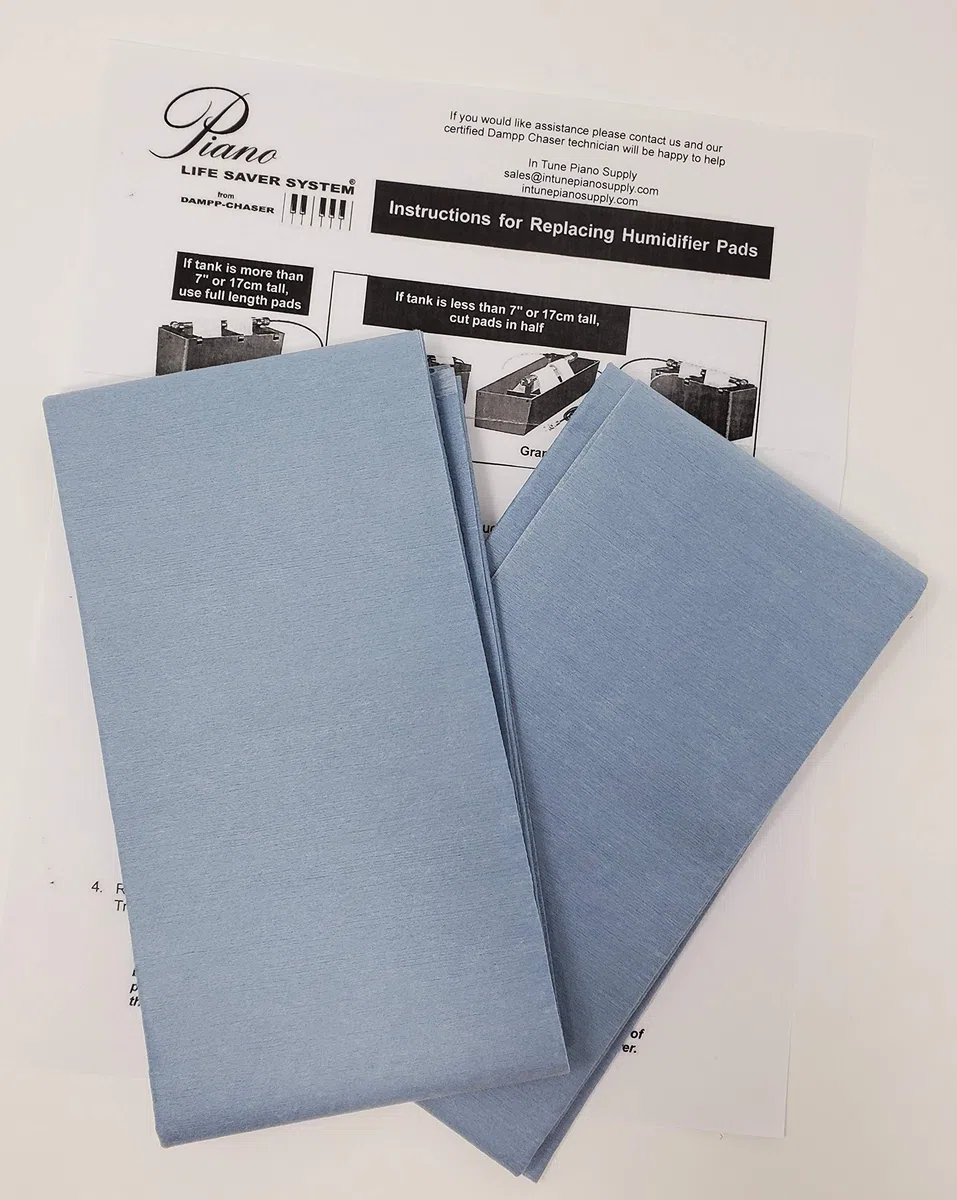 Almohadillas de repuesto para humidificador de piano