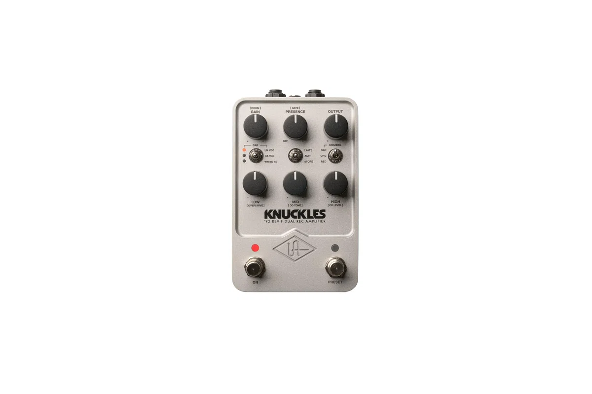 Universal Audio Knuckles - Pedal de efectos de 92 amperios