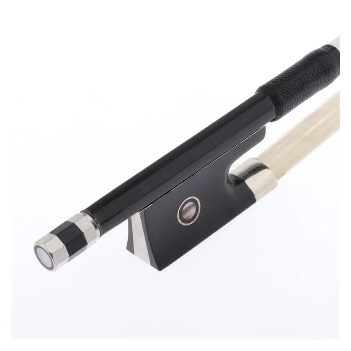 Arco de violín Master de fibra de carbono, accesorio de violín de palo de ébano duradero de tamaño 4/4 for violinistas avanzados