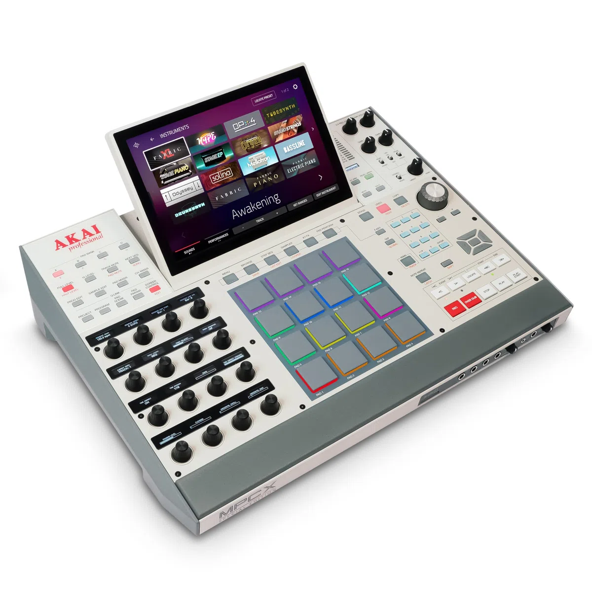 Akai Professional MPC X SE - Centro de Producción Autónomo y Beat Maker con Pantalla Multitáctil de 10.1", Pads de Batería, Synth Engines, 48 GB de Almacenamiento e Integración con Native Instruments