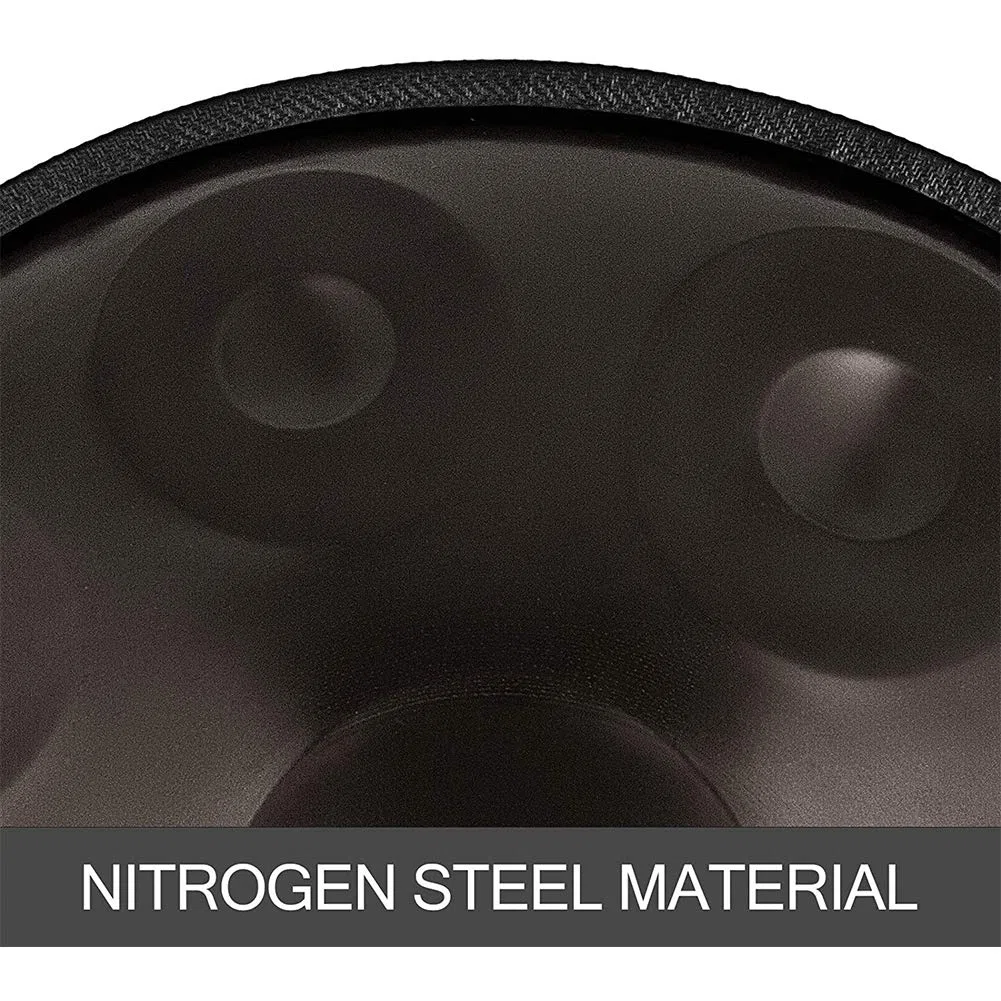 Tambor de Acero, Profesional Major Grande 9 Notas Handpan Drum Handcraft Metal Hand Drum Instrumento de percusión melódica