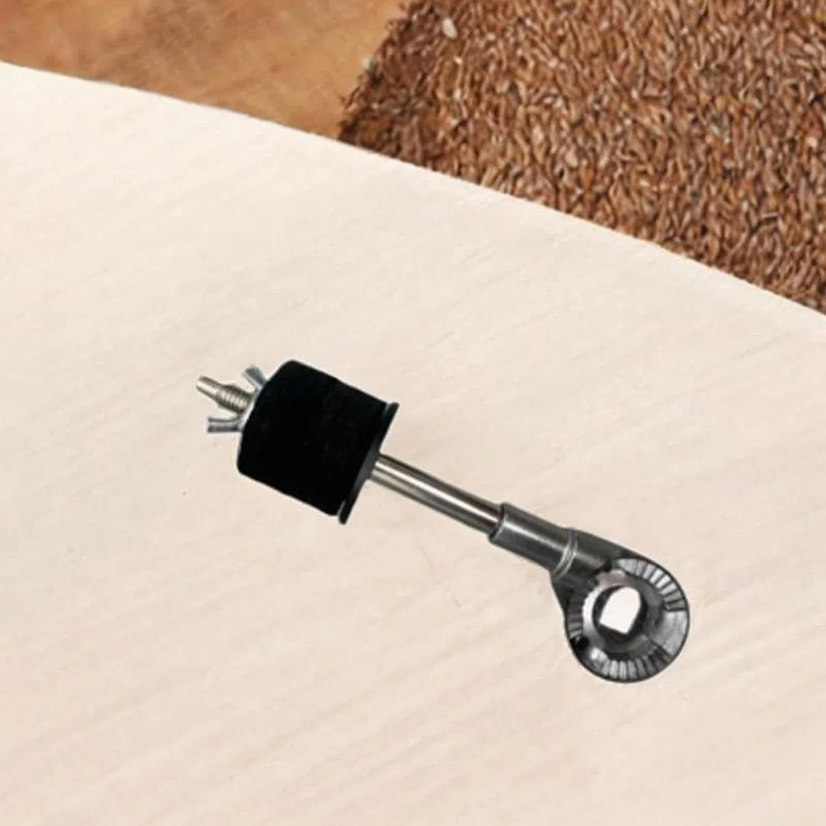 Accesorio de apilador de platillos instrumento de percusión profesional brazo de soporte de platillo, kit de batería de cabeza de platillo para, estilo un