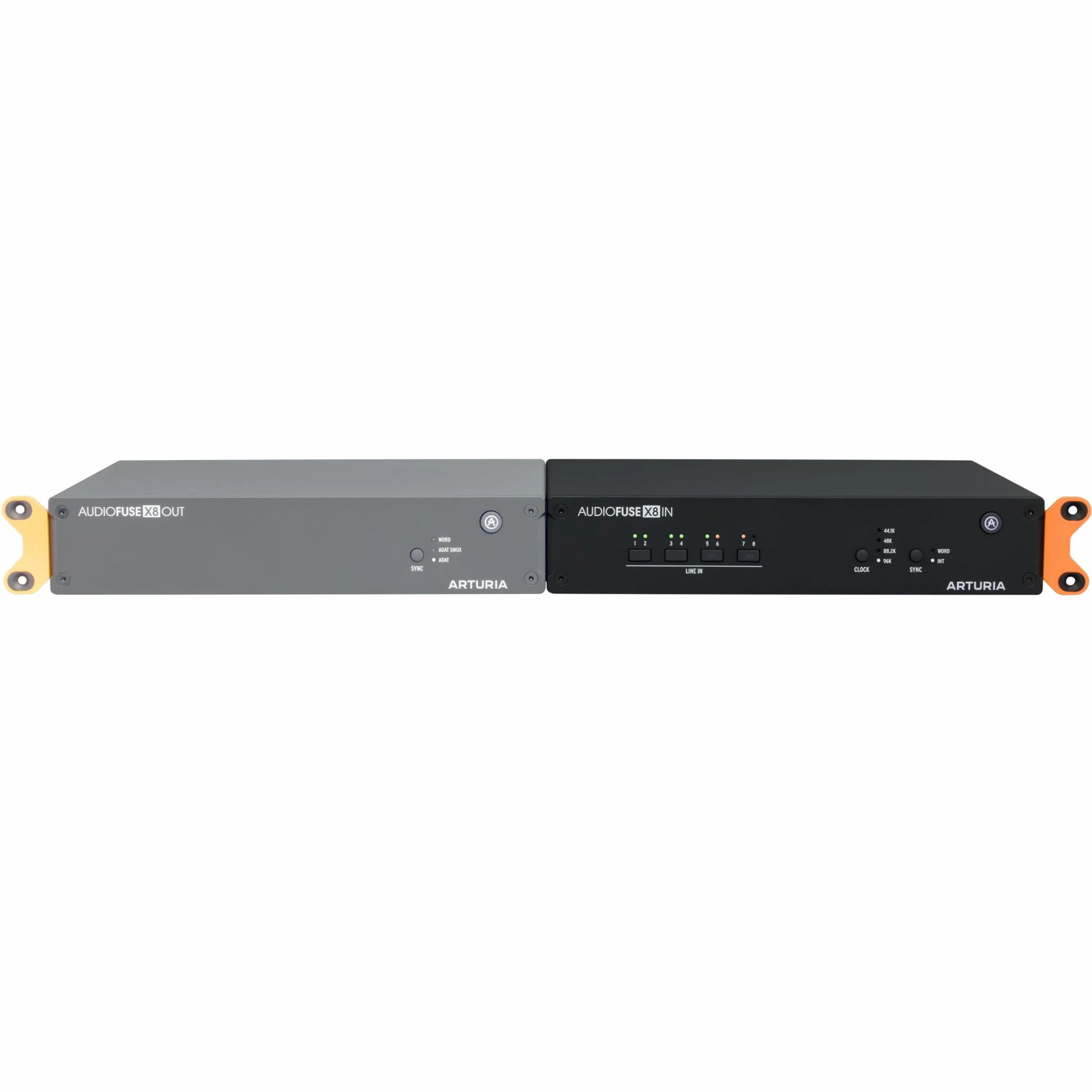 Arturia AudioFuse X8 IN unidad expansión ADAT para interfaces de audio, 8 entradas línea alto nivel, convertidores AD de última generación de 44,1-96 kHz, salida ADAT, entrada reloj de palabras BNC