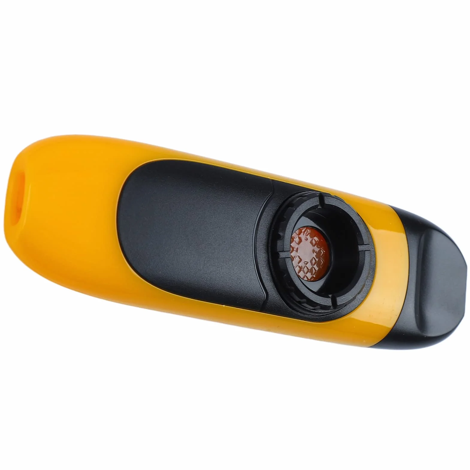 RiToEasysports Kazoo Eléctrico, Juego de Kazoo Portátil Pequeño de Resina Profesional de 11cm para Rendimiento, con Accesorios Completos (Limon amarillo)