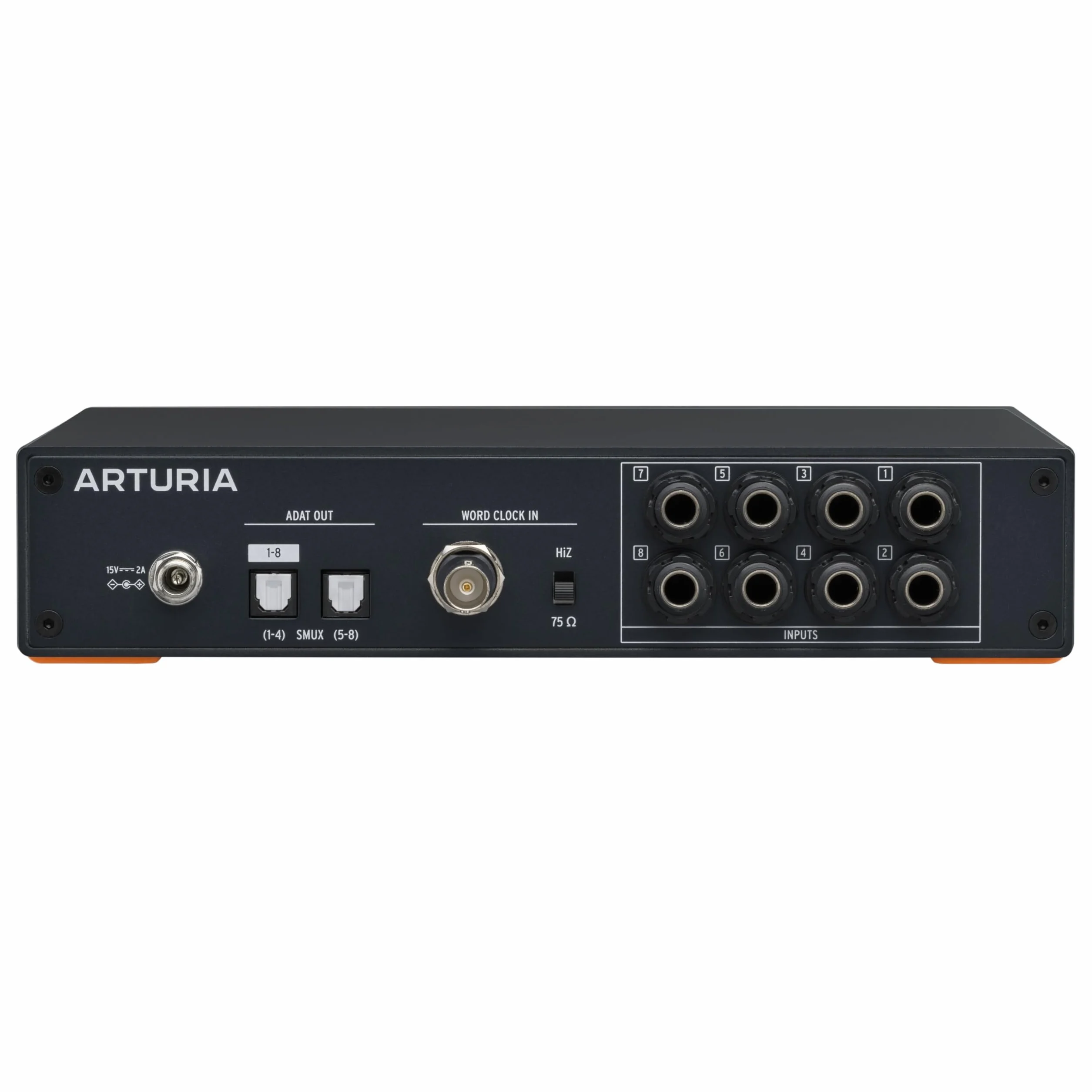 Arturia AudioFuse X8 IN unidad expansión ADAT para interfaces de audio, 8 entradas línea alto nivel, convertidores AD de última generación de 44,1-96 kHz, salida ADAT, entrada reloj de palabras BNC