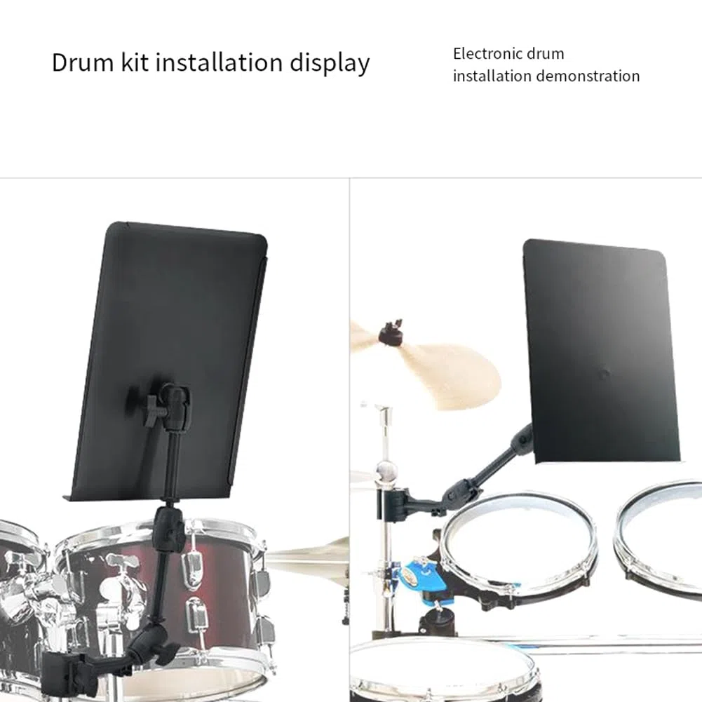 Soporte para Batería Electrónica, Portátil y Plegable, para Tableta y Ordenador
