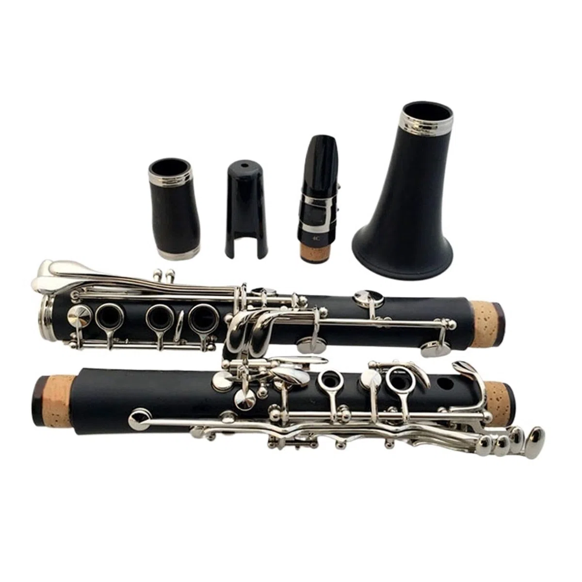 Clarinete Instrumento De Viento De Madera Clarinete Profesional De 17 Teclas En Si Bemol Clarinete De Baquelita Prueba De Grado Del Instrumento Rendimiento Para Principiantes