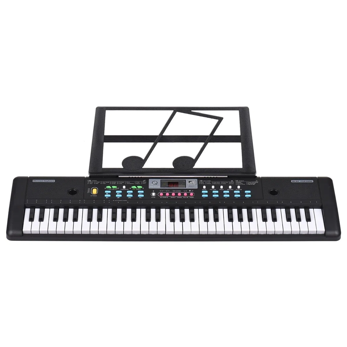 Piano Teclado Piano Eléctrico De 61 Teclas Órgano Electrónico Teclado Electrónico Piano Altavoces Estéreo Duales Incorporados