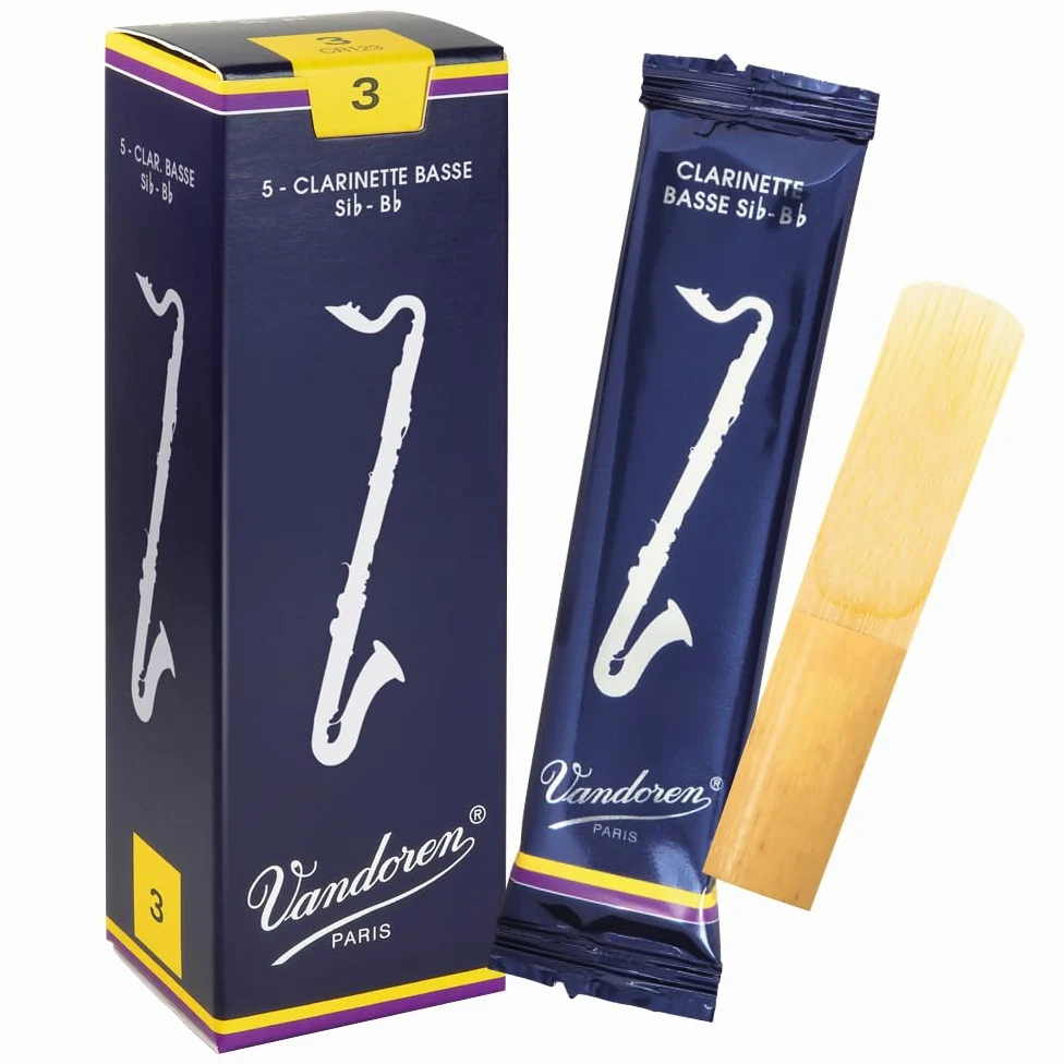 Vandoren CR123 - Caja de 5 cañas para clarinete bajo