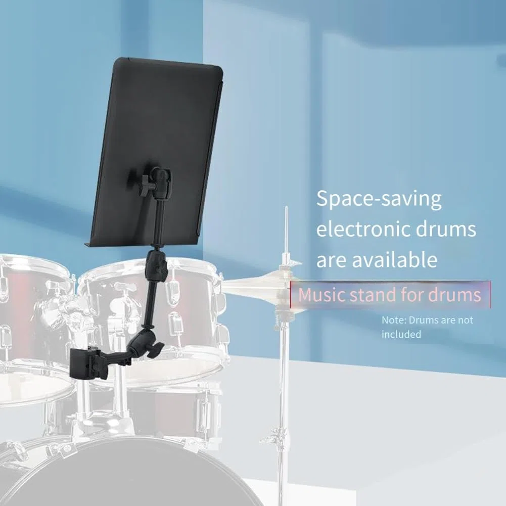Soporte para Batería Electrónica, Portátil y Plegable, para Tableta y Ordenador