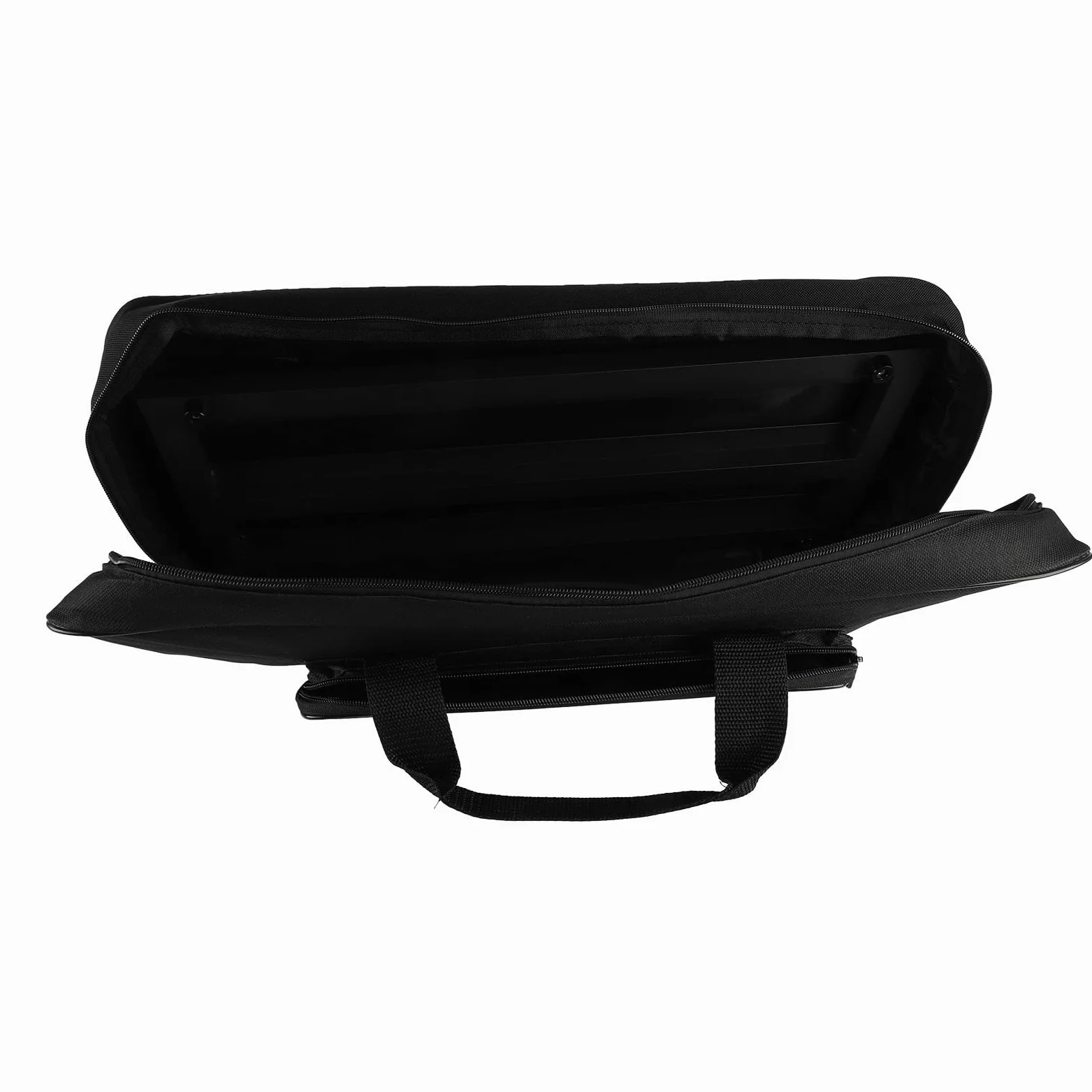 Placa de pedales de guitarra de aleación de aluminio extra grande, placa portátil para efectos de guitarra con superficie antideslizante y bolsa de transporte para guitarristas (PB 2)